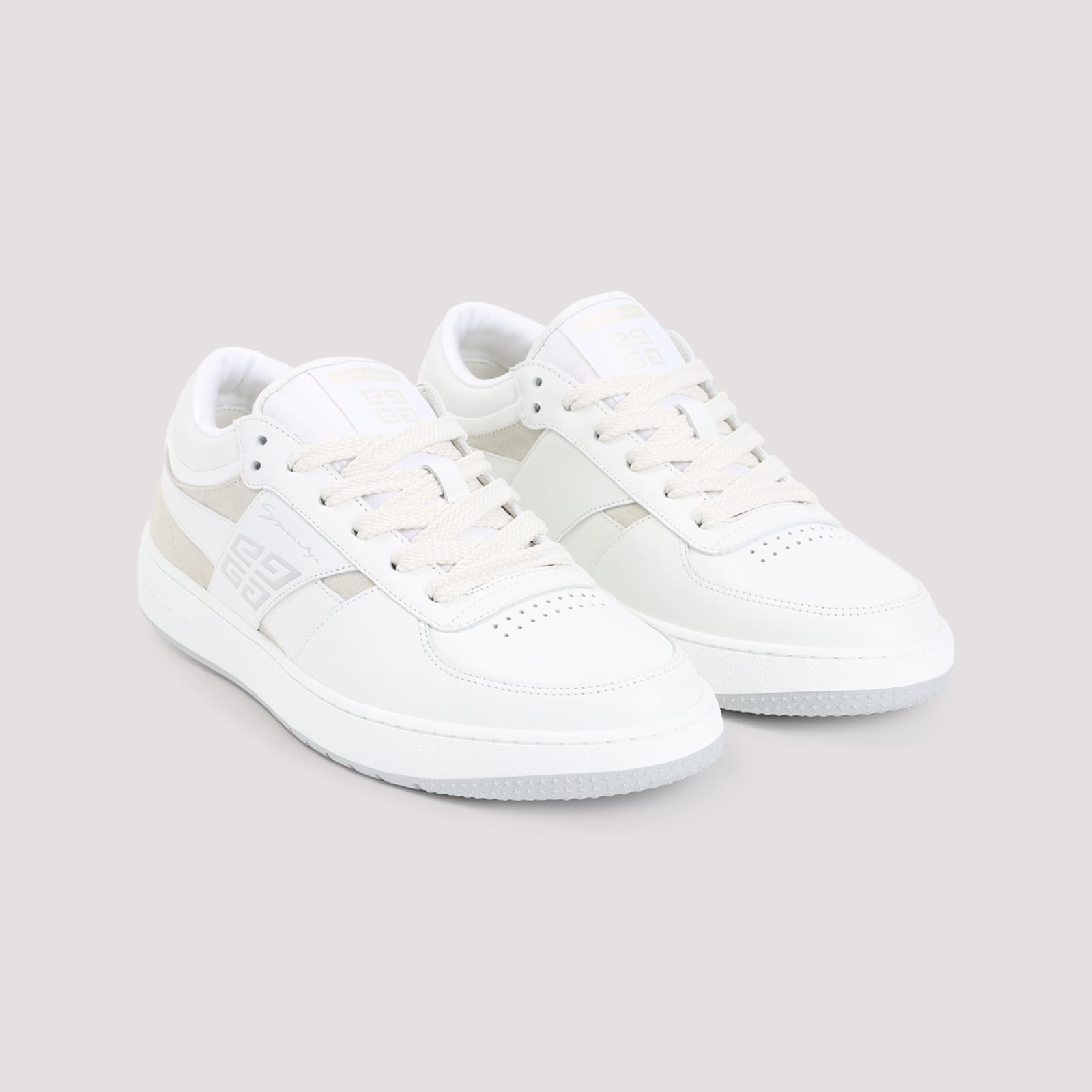 Givenchy G Move Low-top Sneakers In Calf Leather In Brown