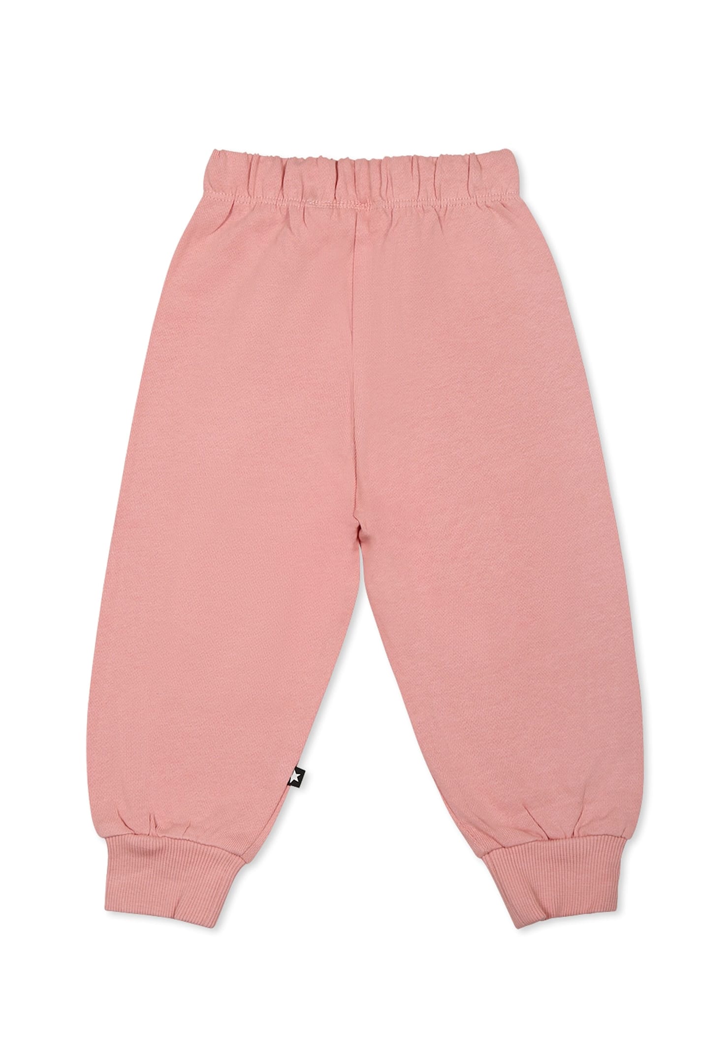 Molo Pink Trousers For Babykids With Smile In Pink