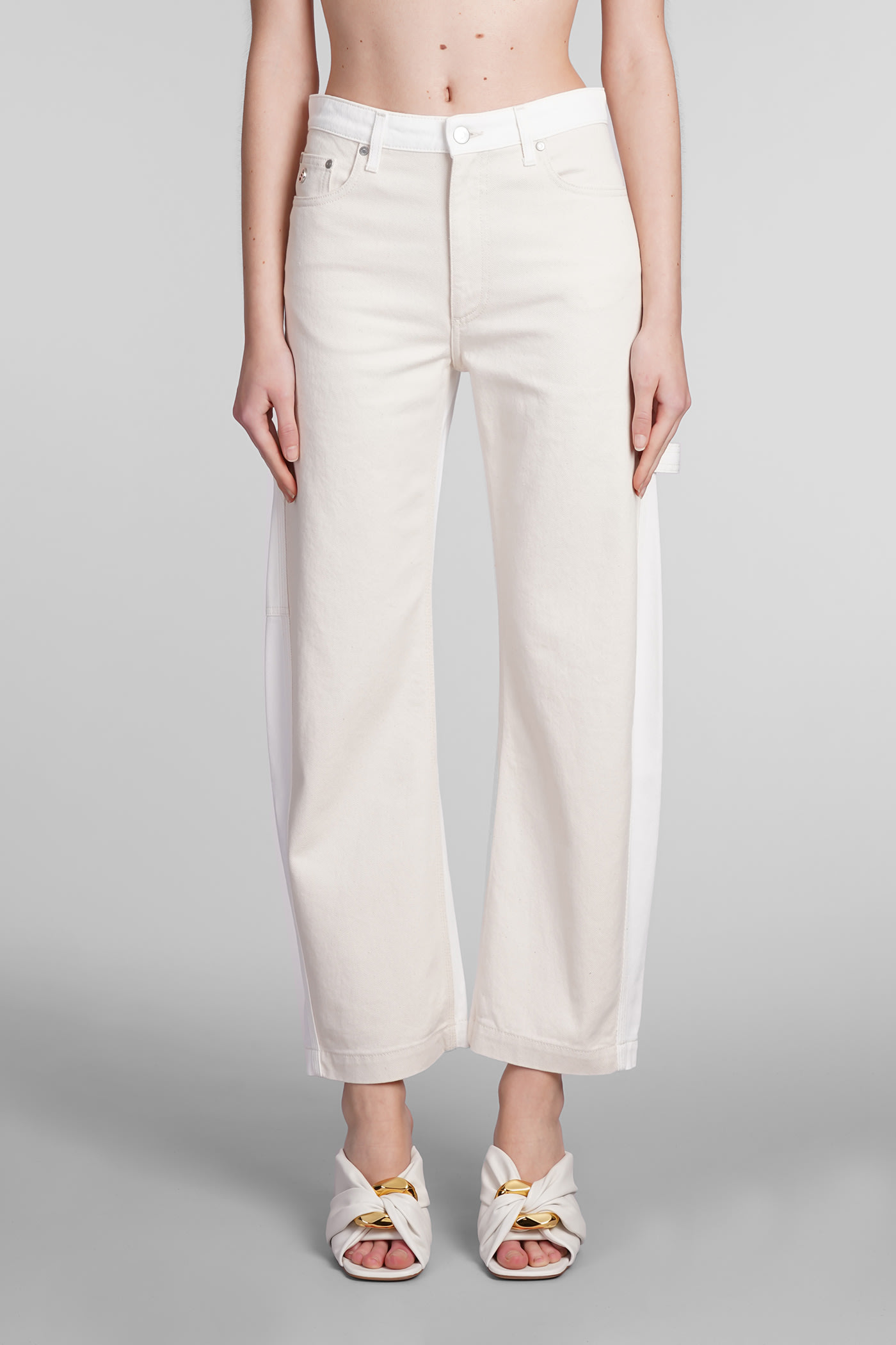 Stella Mccartney Jeans In White Denim