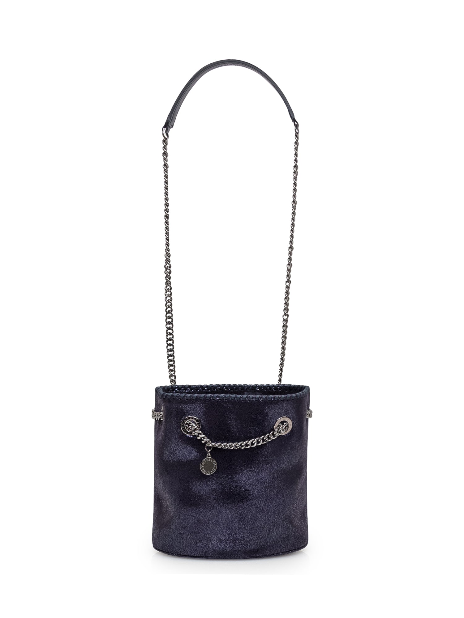 Shop Stella Mccartney Falabella Basket Bag In Ink