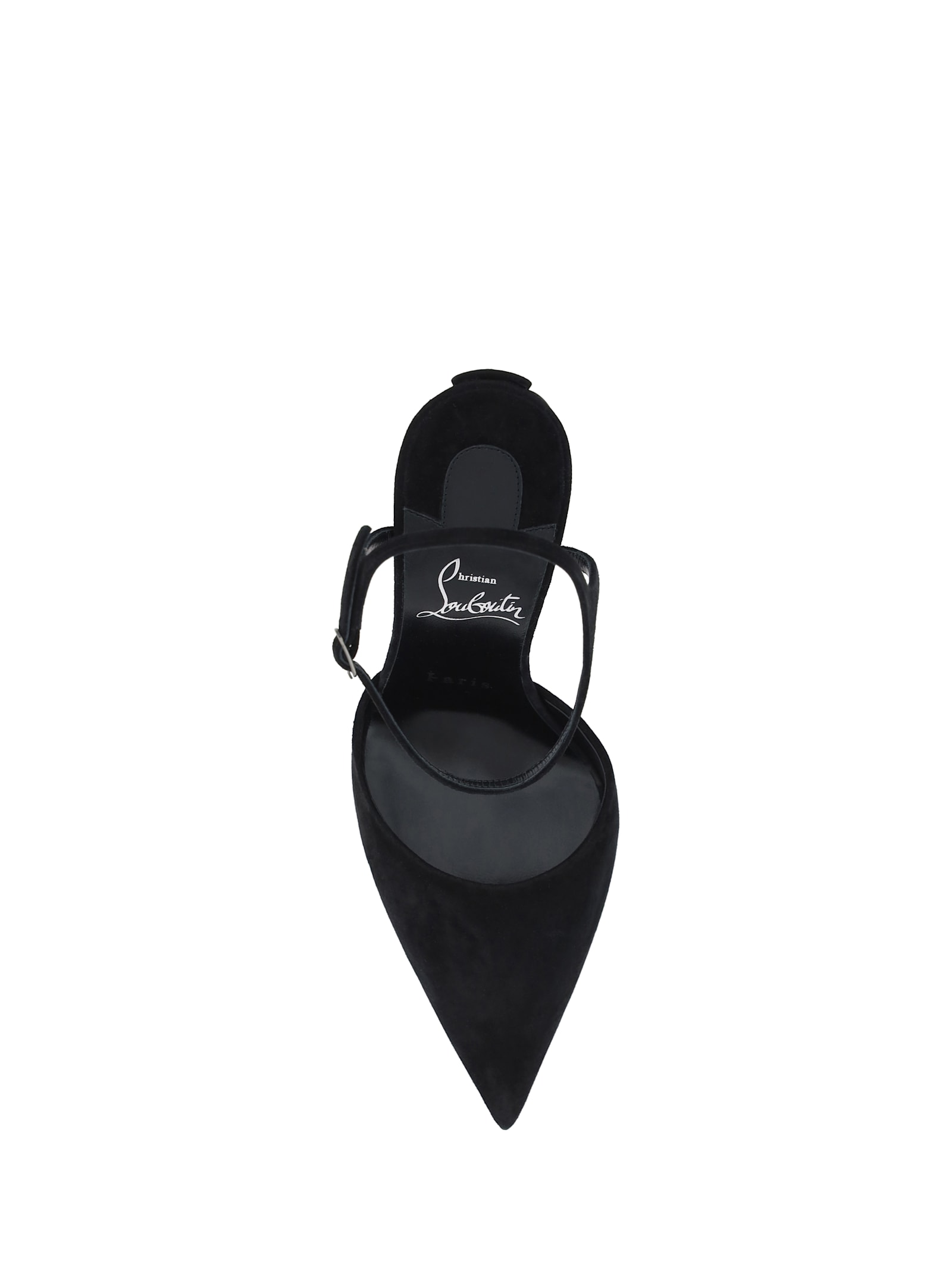 Christian Louboutin Condora Riviera 100 In Black/lin Black