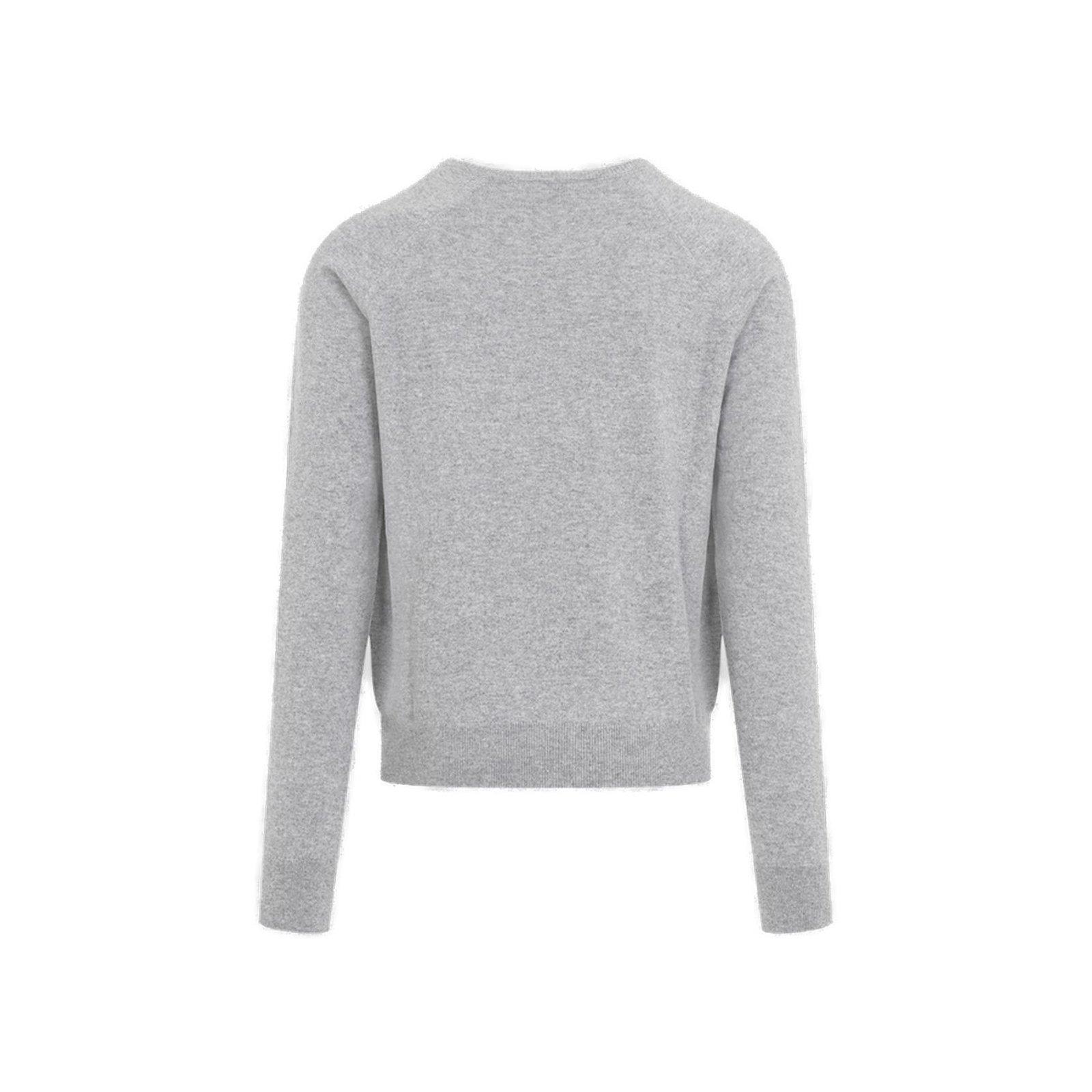 Shop Saint Laurent Cassandre Crewneck Jumper