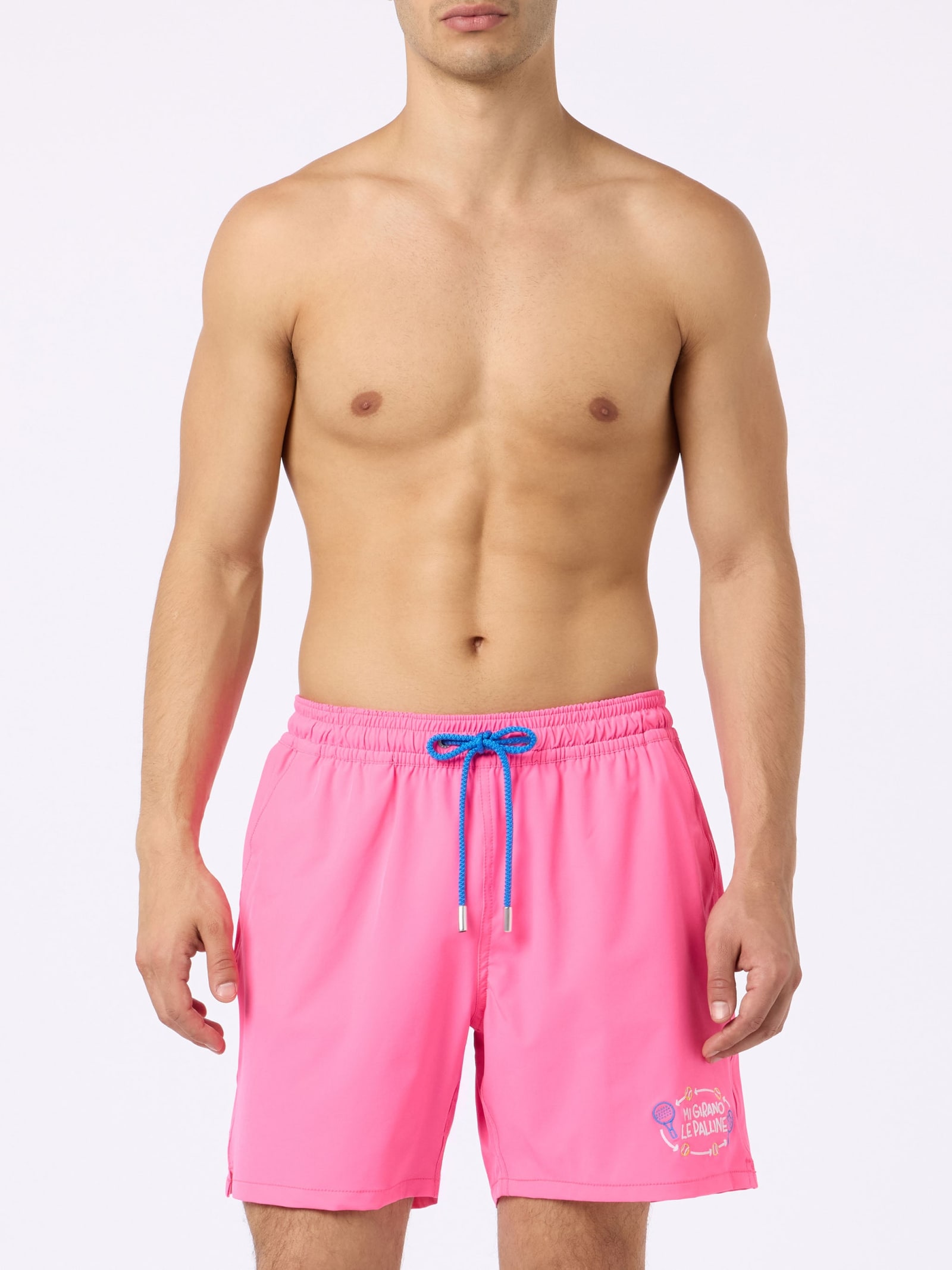 Mc2 Saint Barth One-piece Beachwear In Pink