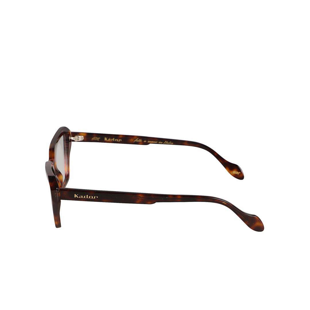 Kador Kamila Geometric-frame Glasses In Brown