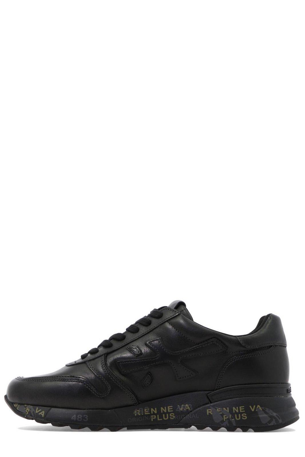 Premiata Mick Lace-up Sneakers In Black