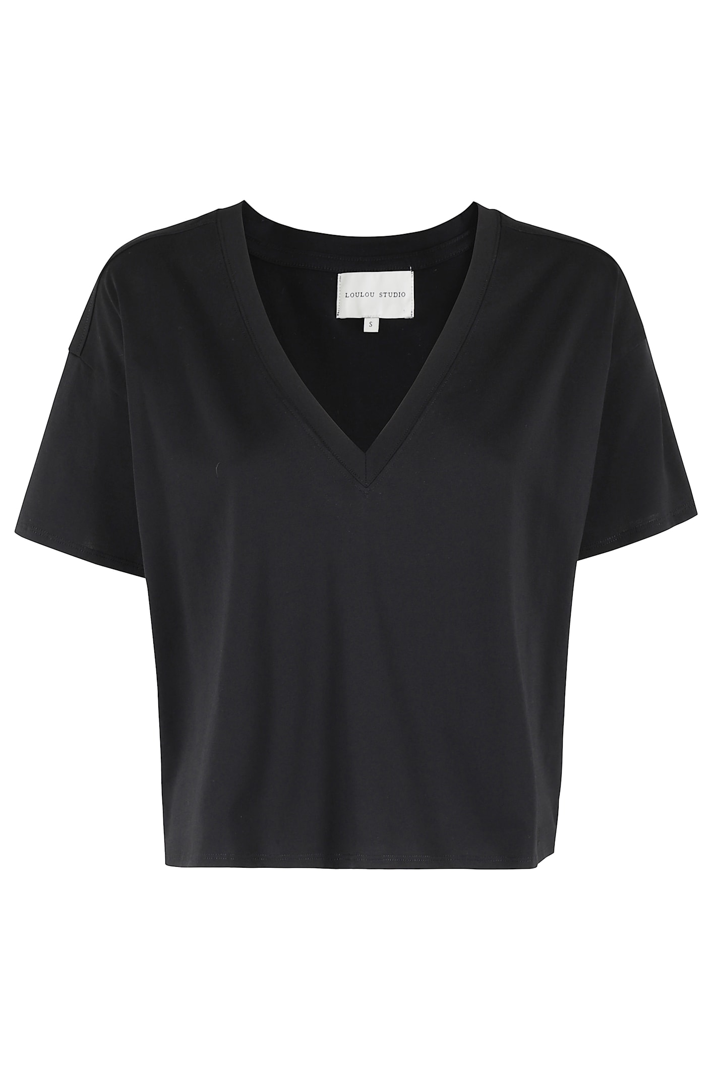 LOULOU STUDIO TSHIRT COL V