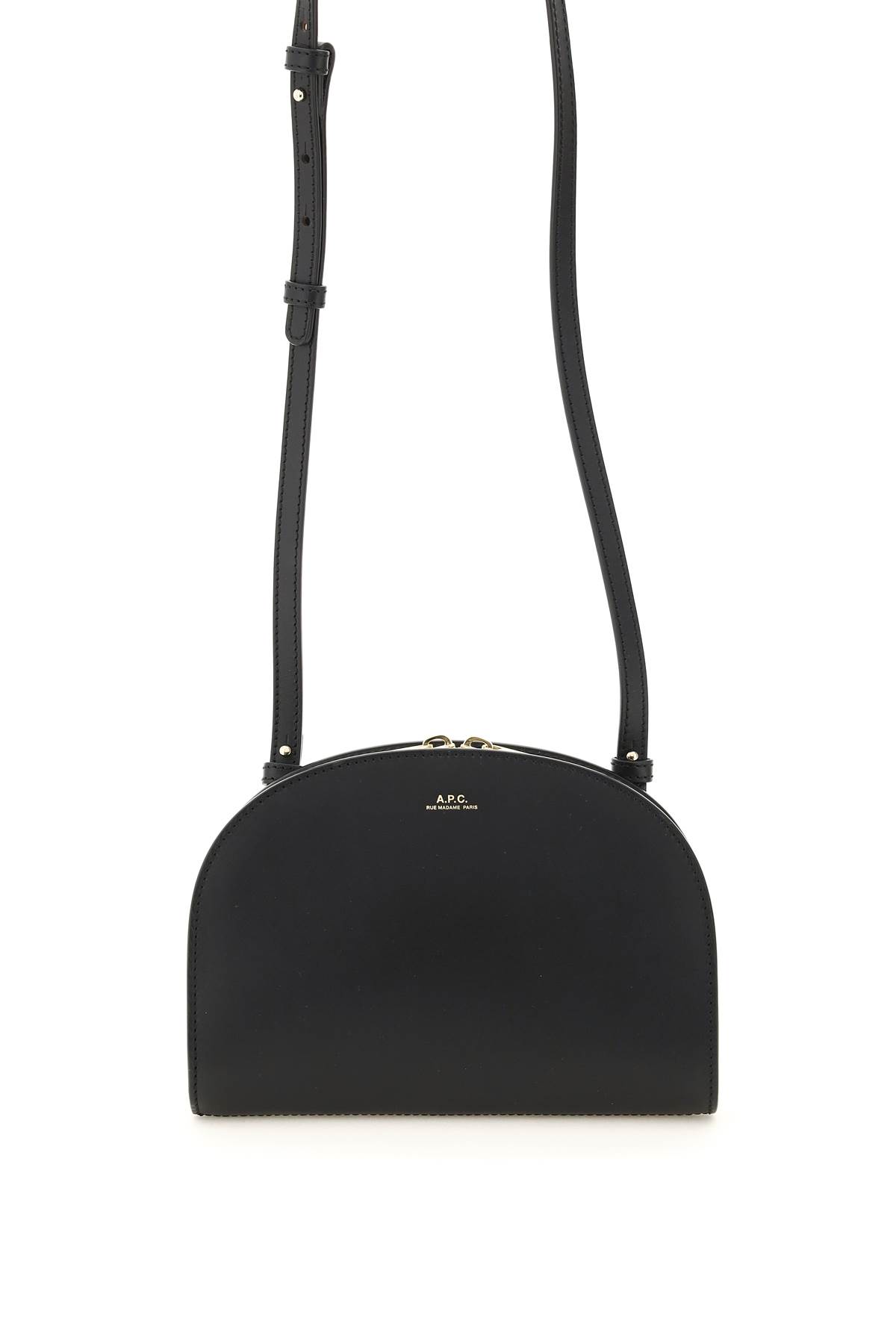 $2,490 ALAIA Le Demi Lune Moon Large Black Leather Shoulder Bag Handbag
