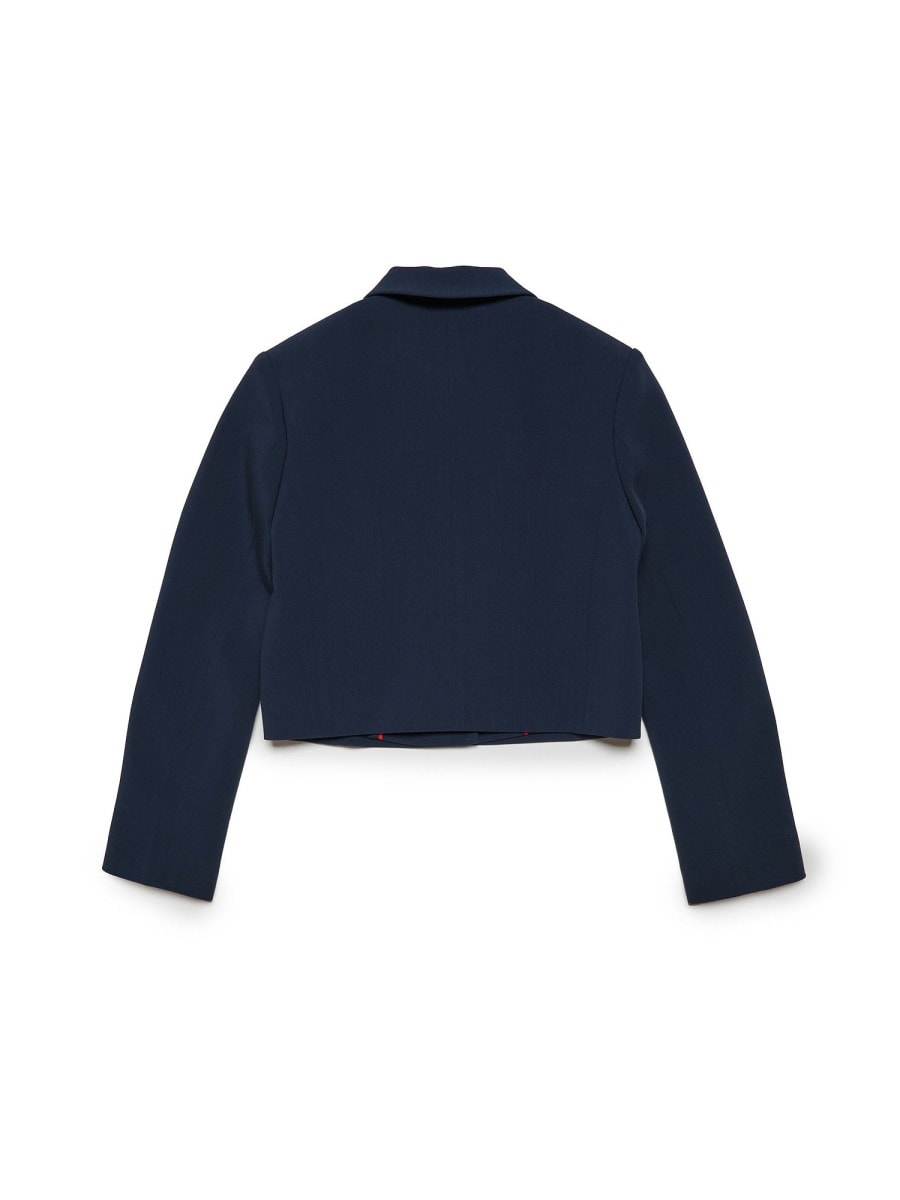 Max&co. Cropped Jacket In Black