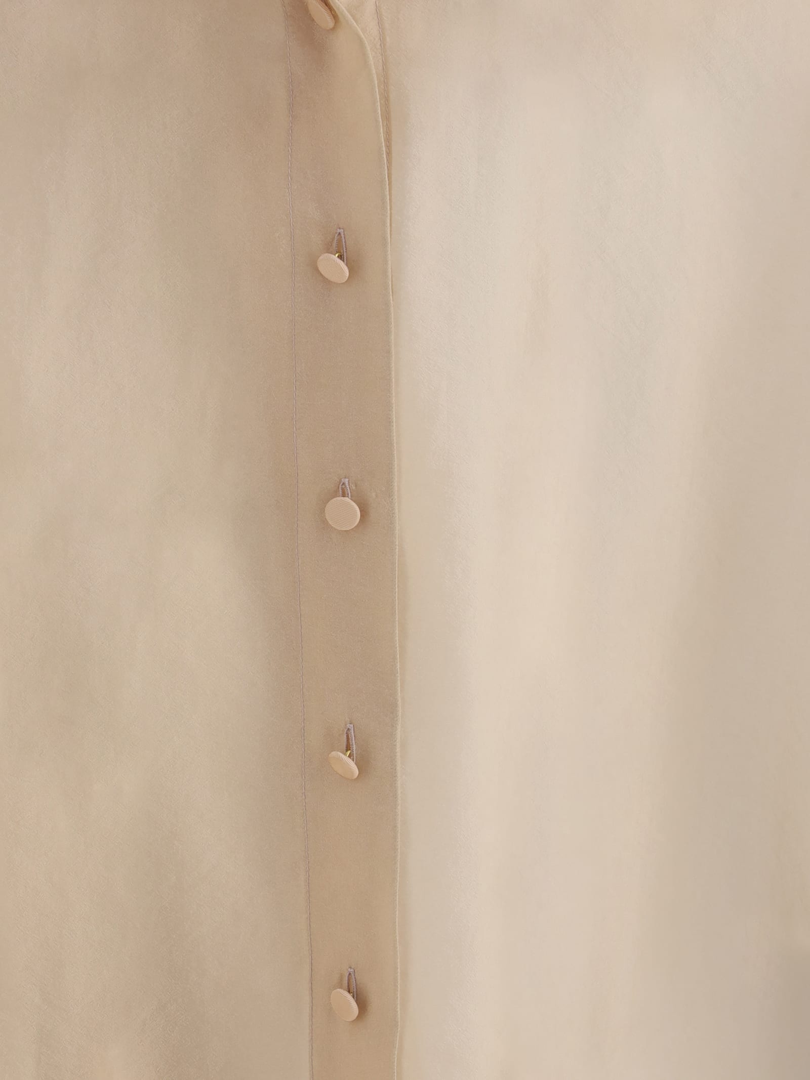 Forte Forte Organza Button-front Shirt In Neutral