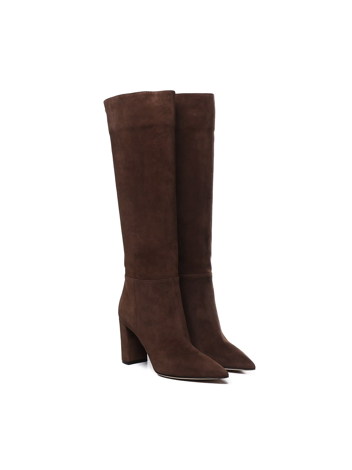 Shop Gianvito Rossi Lyell Boots In Calfskin In Brown