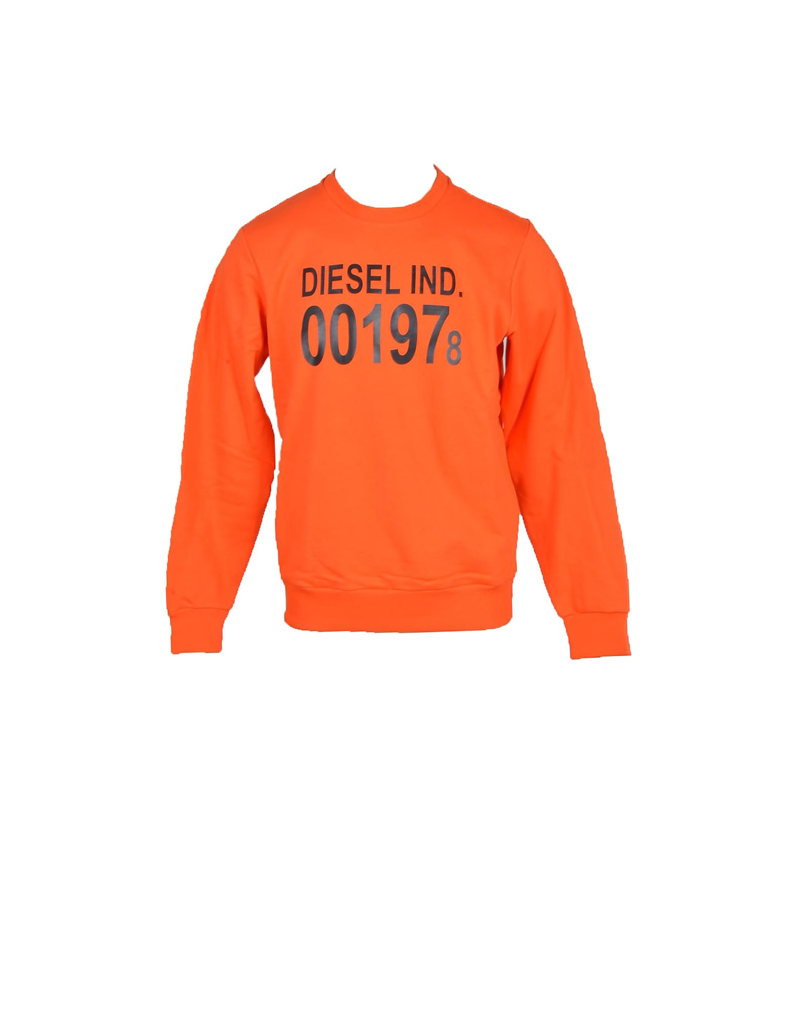 Diesel Mens Orange Sweatshirt