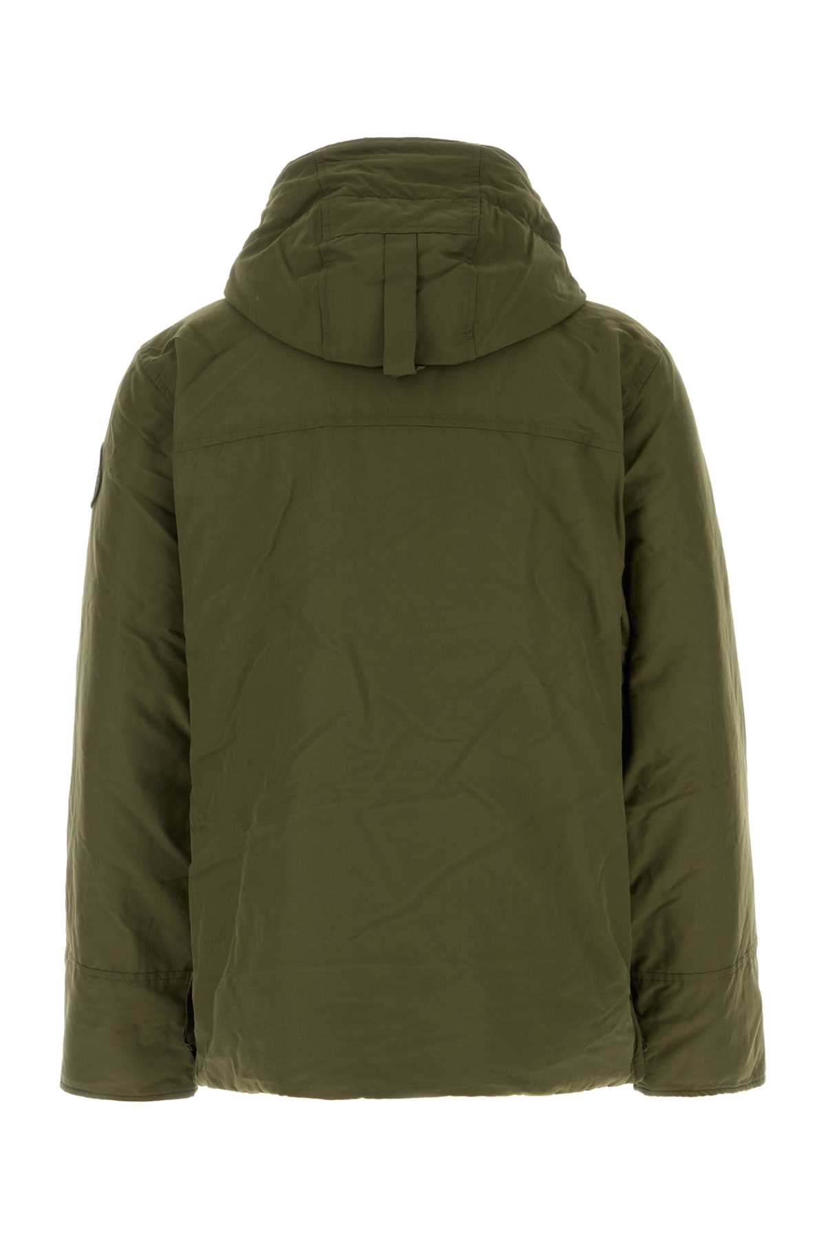 Canada Goose Army Green Cotton Blend Maitland Down Jacket In Green