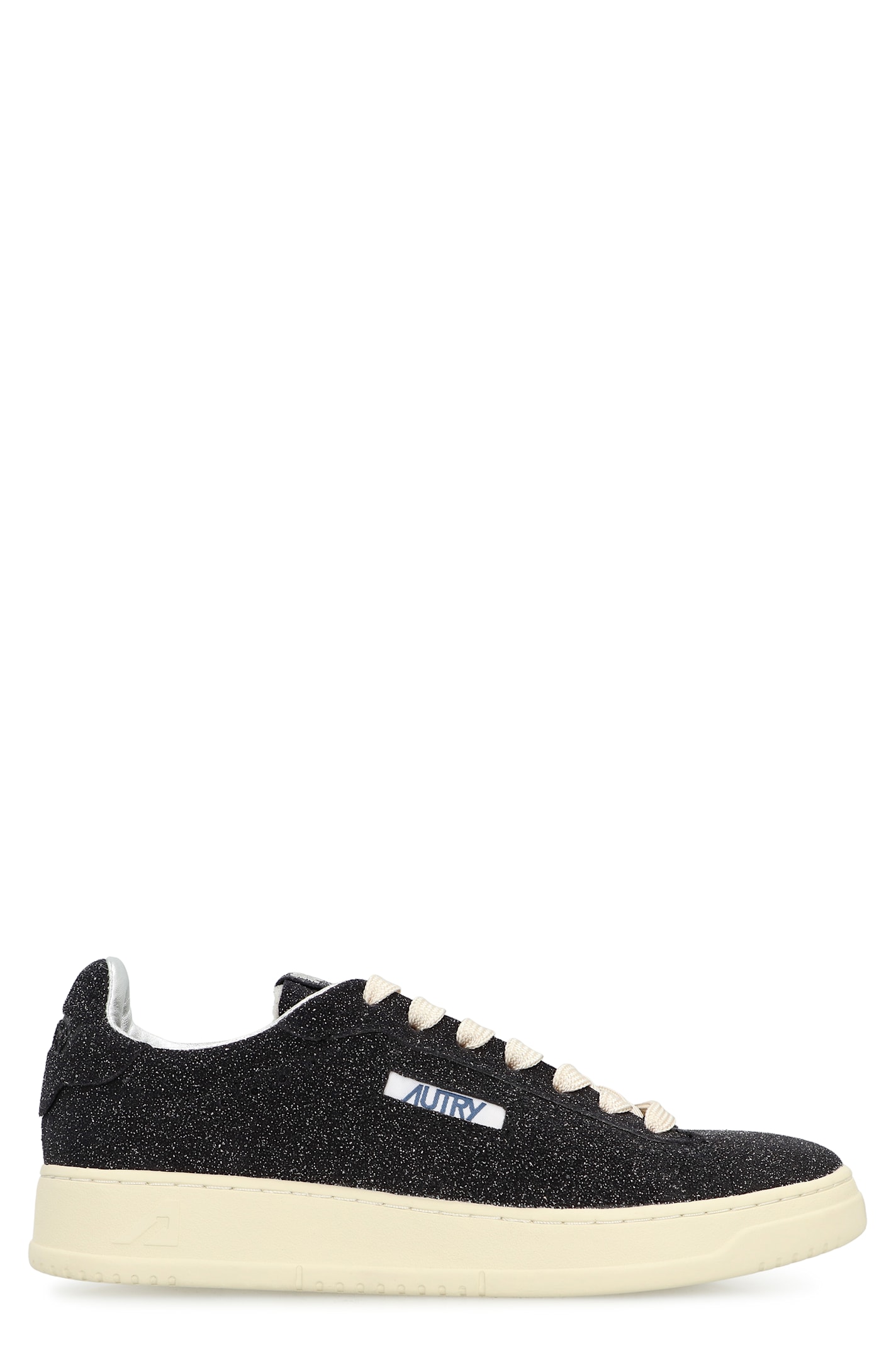 Autry Dallas Low Sue Stars Black Sneakers Sneakers In Black