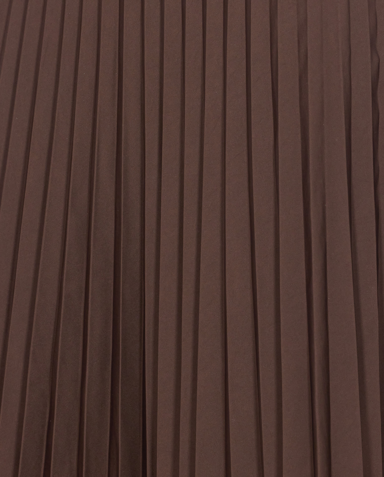 Mm6 Maison Margiela Midi Pleated Skirt High Waist Design In Brown