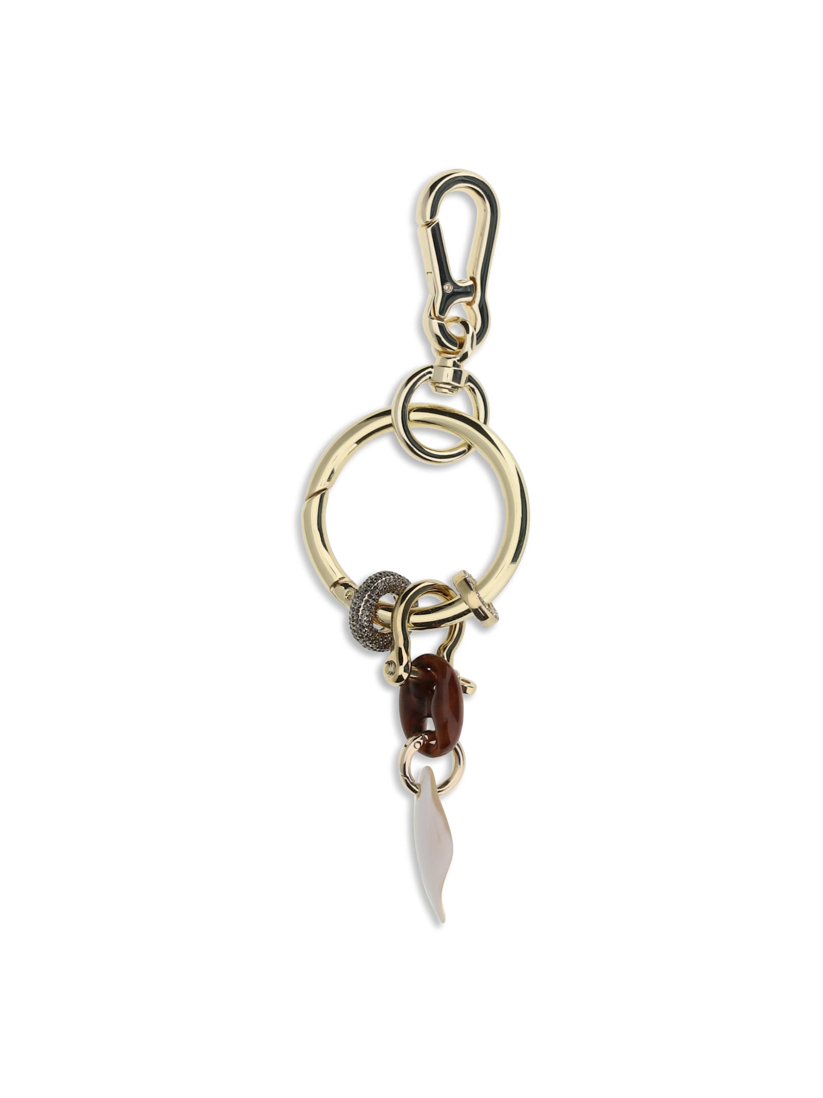 Benedetta Bruzziches Women Chatelaine Petite Keychain In Gold