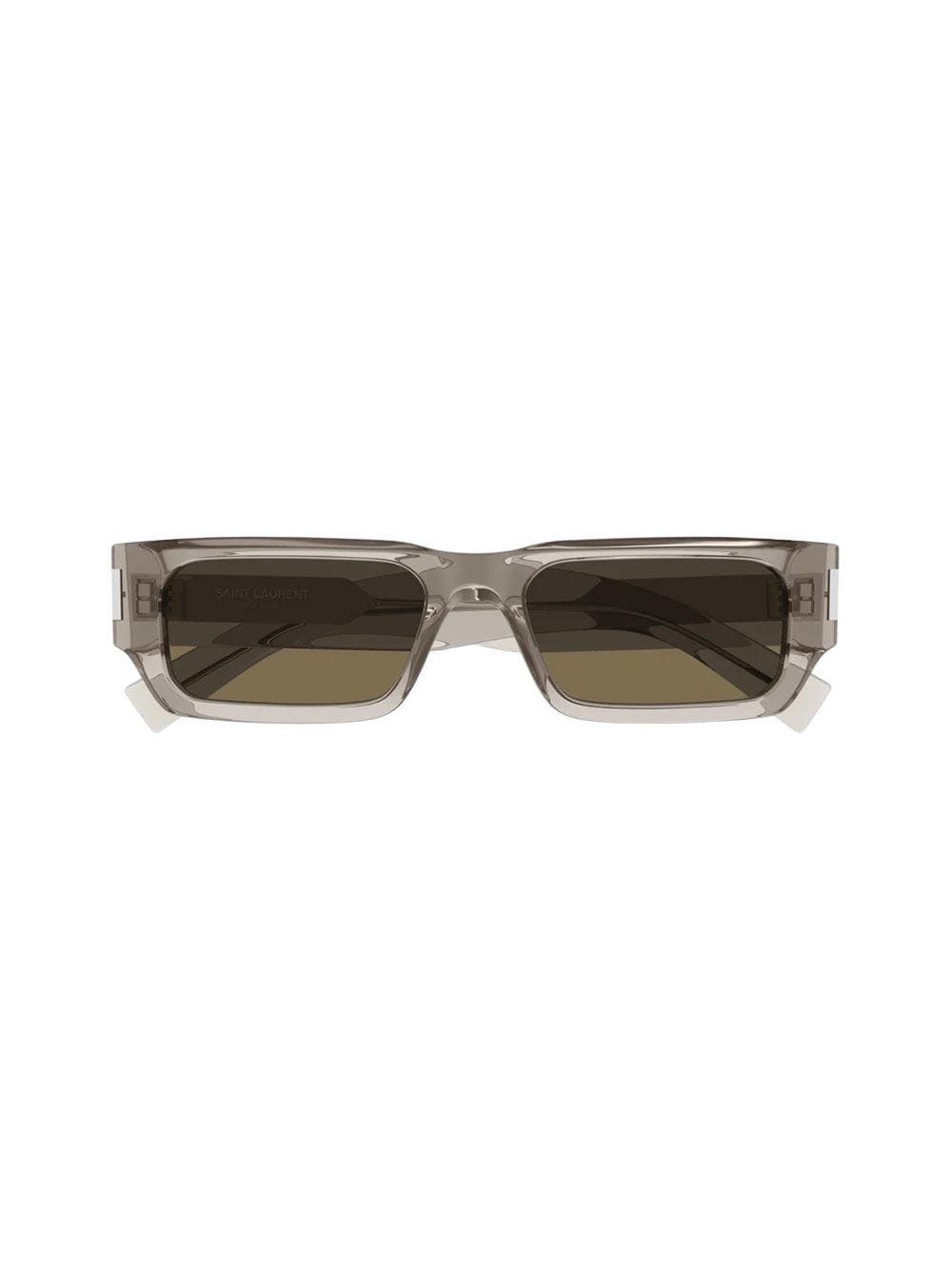 Shop Saint Laurent Sl 660 - Beige Sunglasses