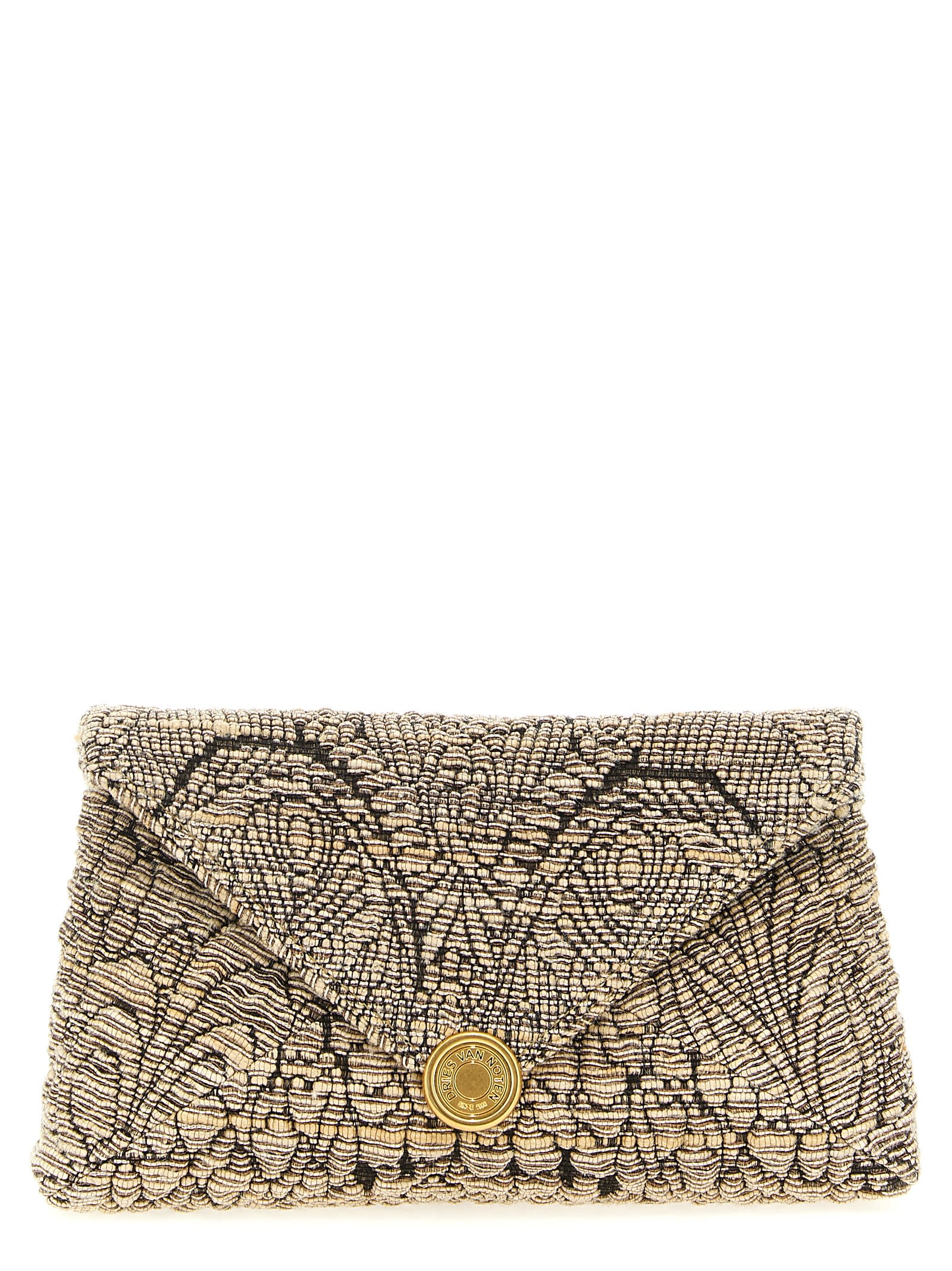 Shop Dries Van Noten Envelope Clutch Bag