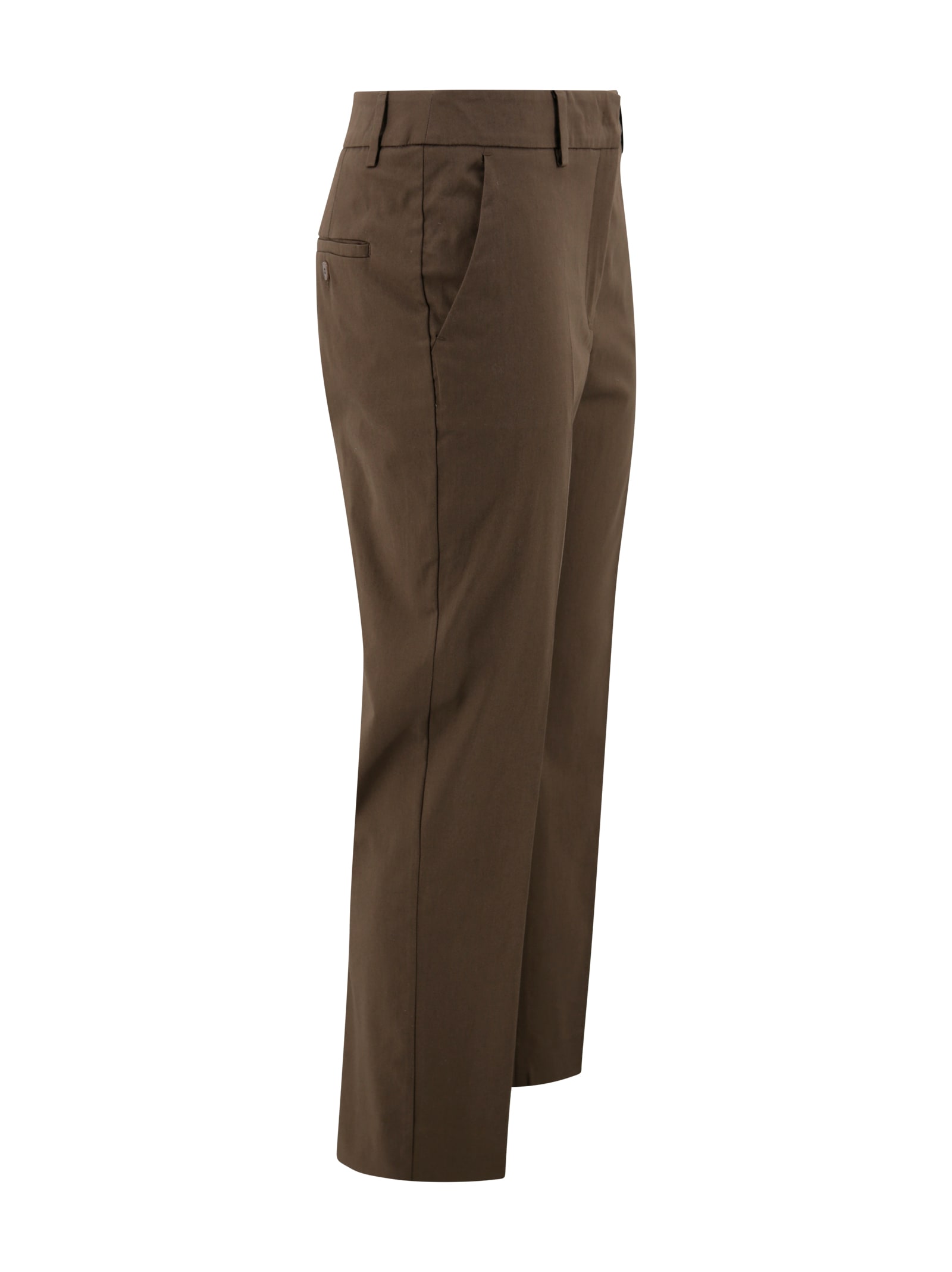 Weekend Max Mara High-waisted Slim Fit Gabardine Pants