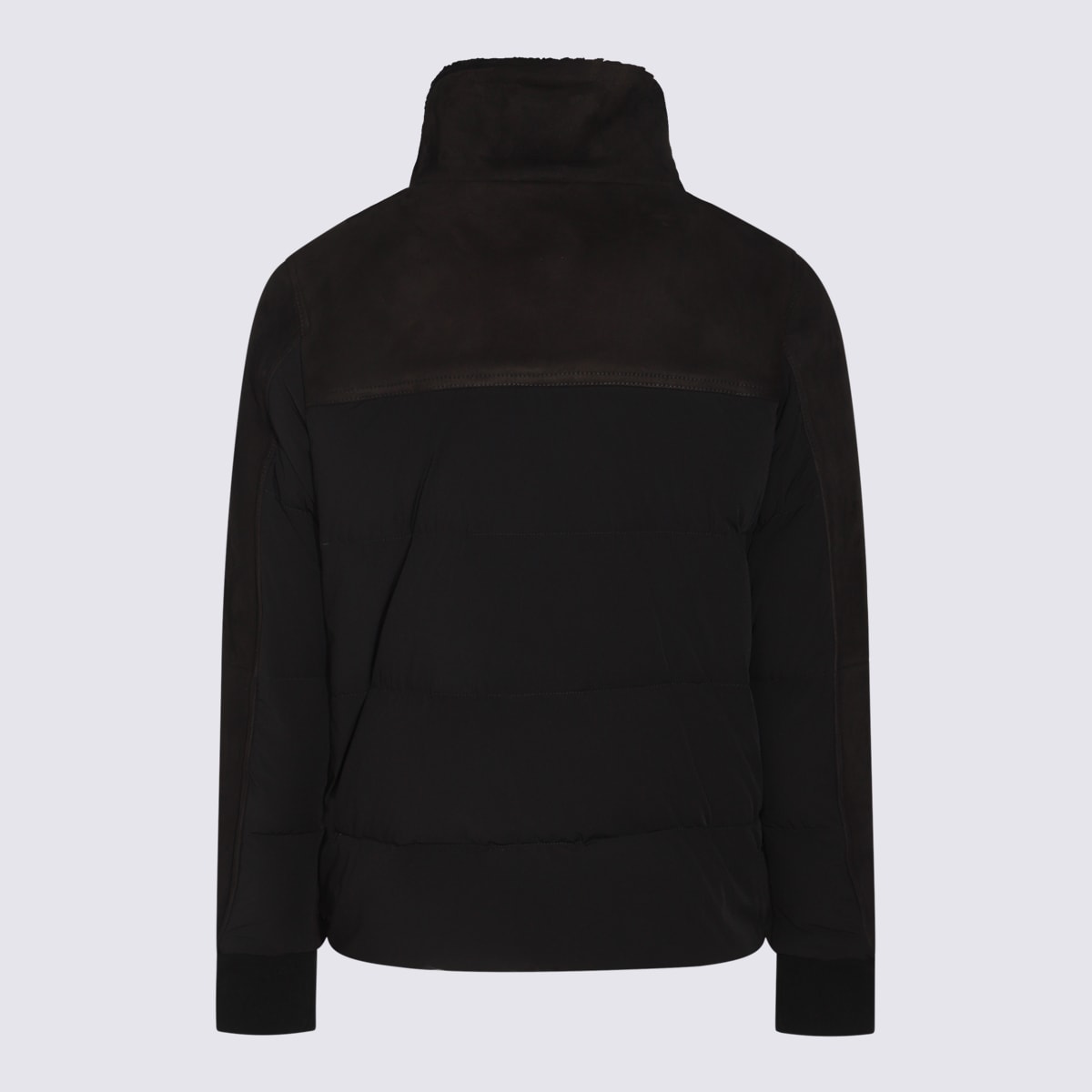 Shop Moorer Black Down Jacket