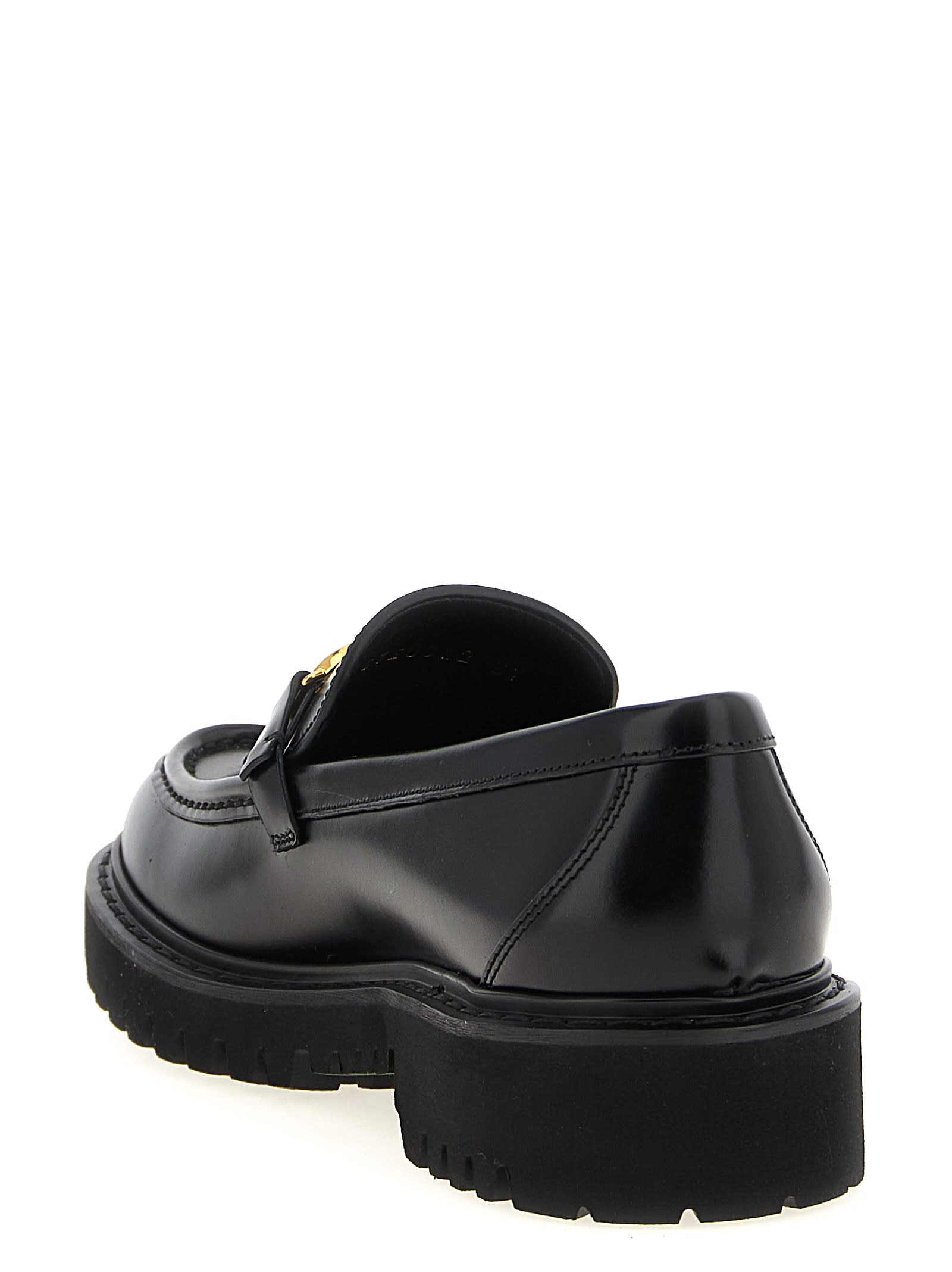 Valentino Garavani Vlogo Signature Loafers In Black
