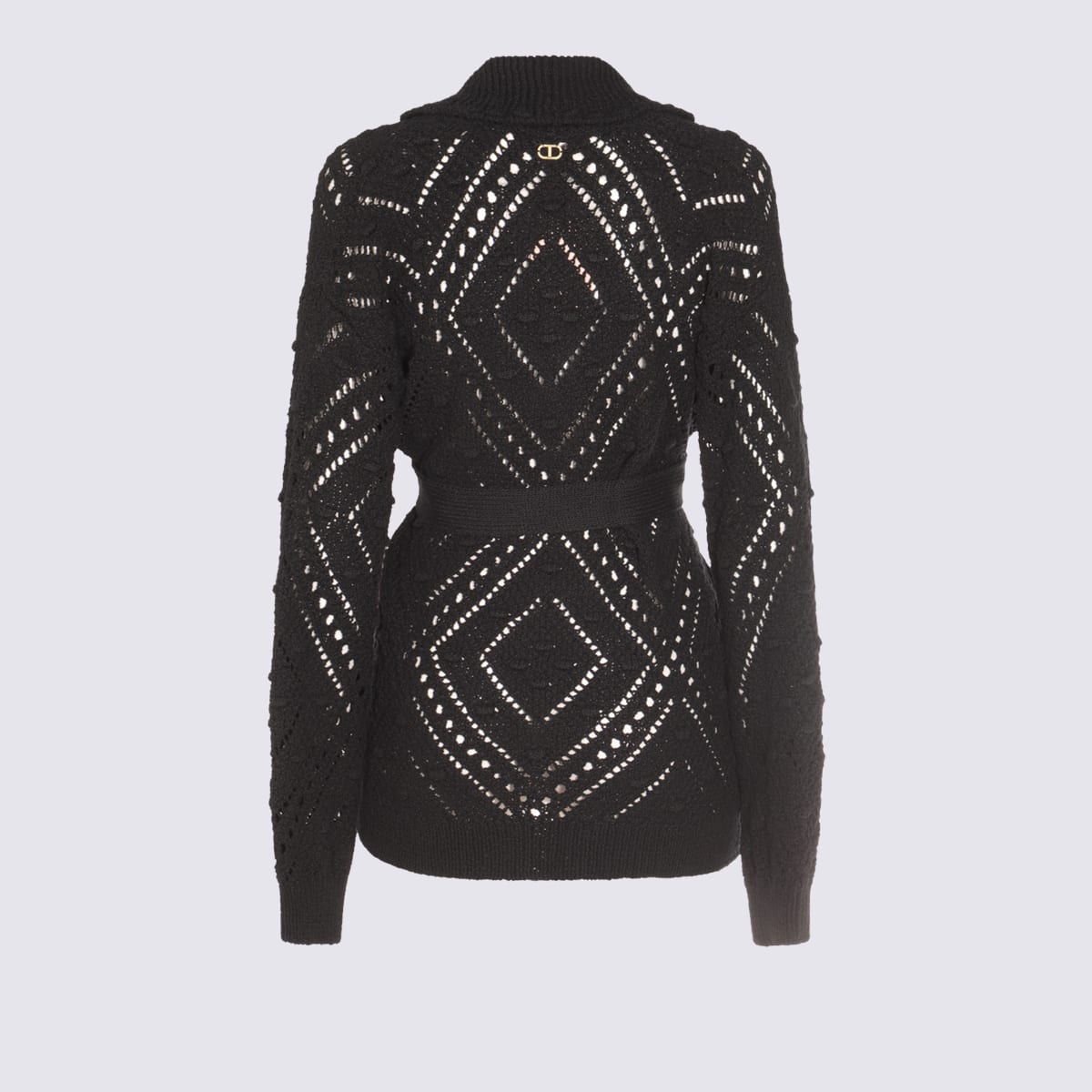 Twinset Sweaters Blacks And Greys In Black