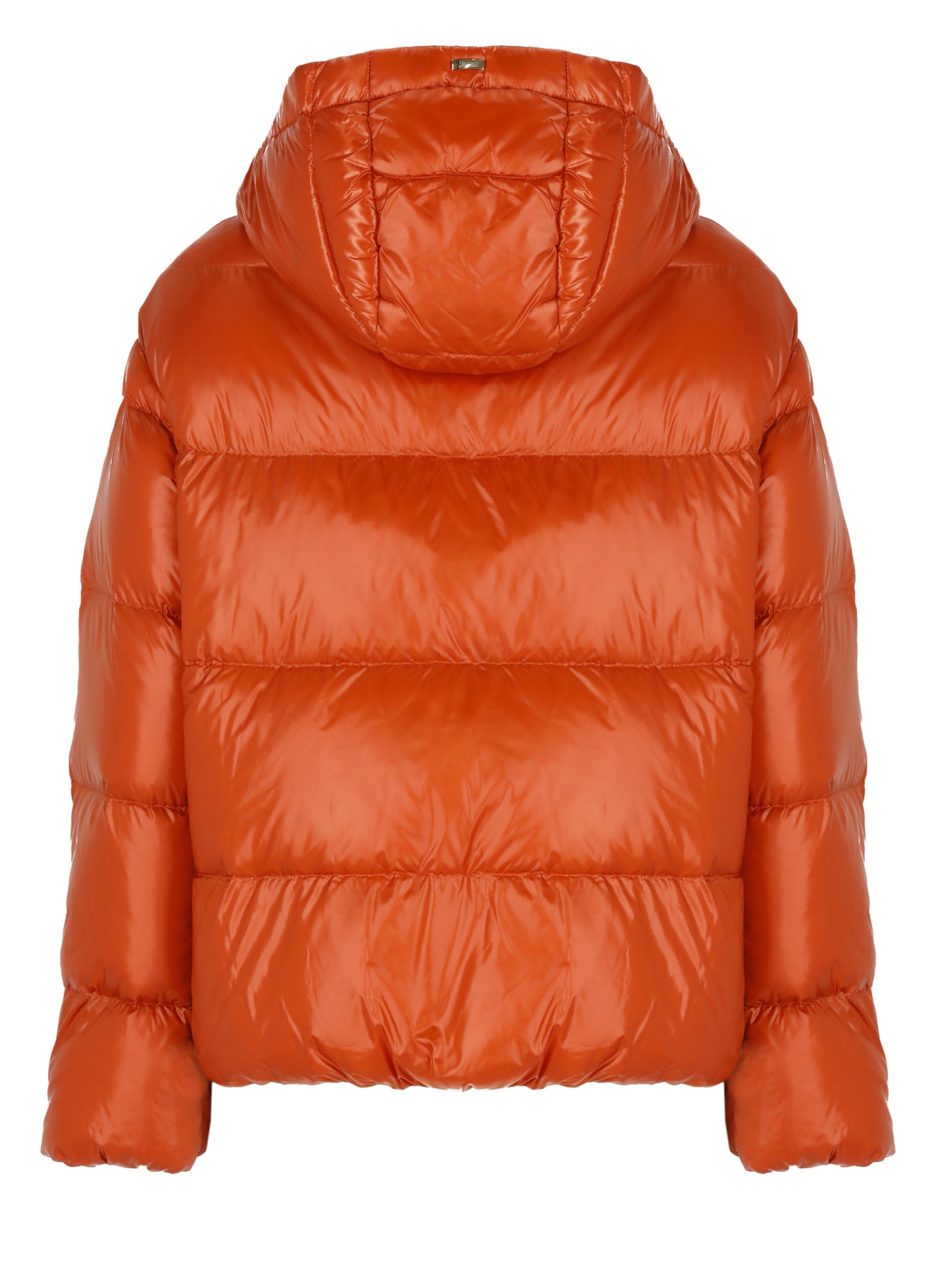 Herno Down Jacket In Orange