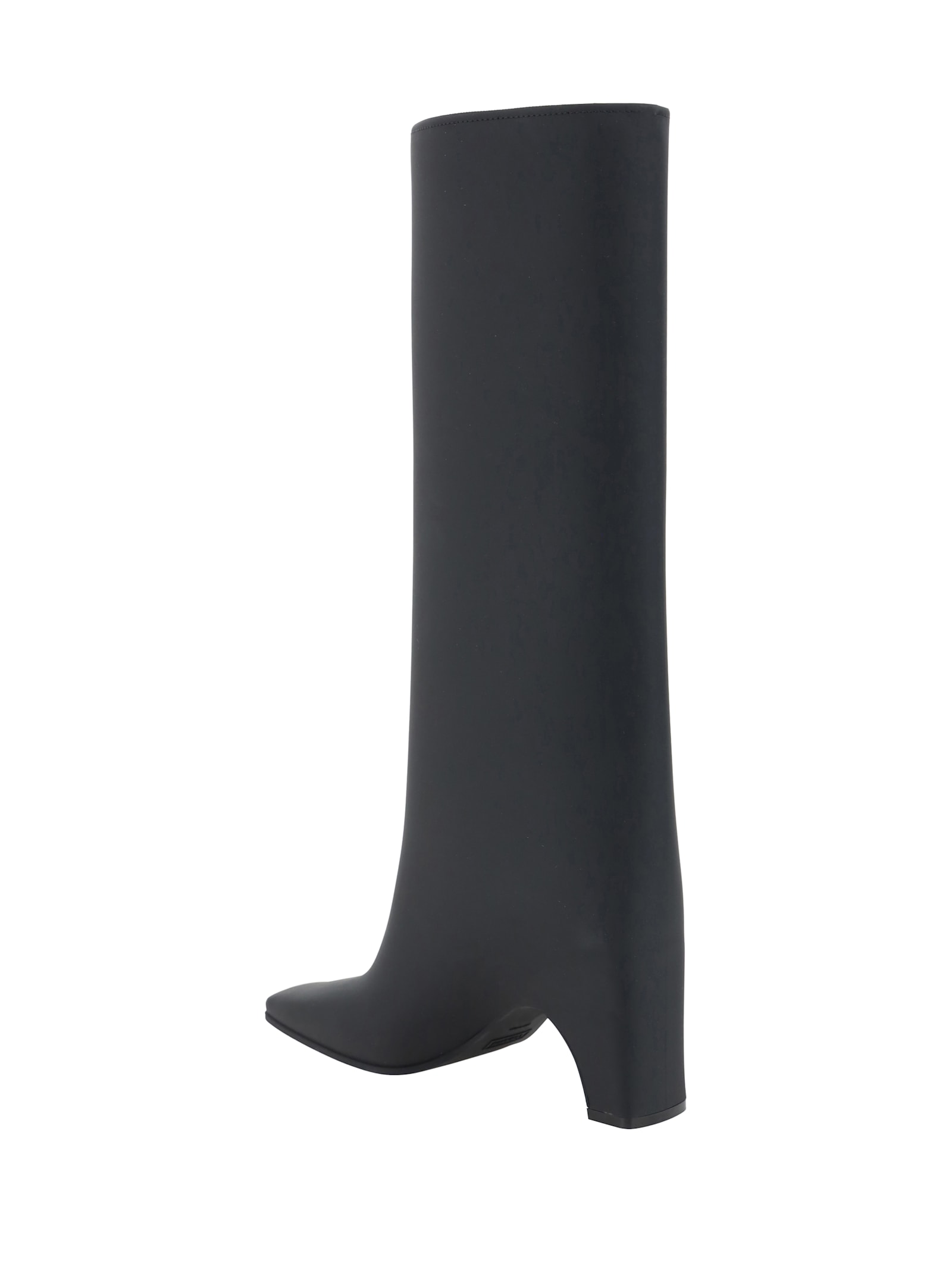 Shop Coperni Rubber Bridge High Boots In Black