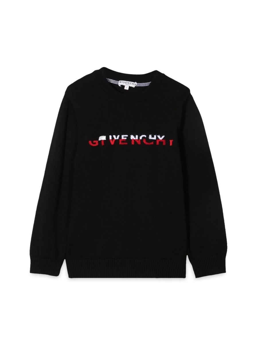 Givenchy Logo-print Cotton Sweatshirt In Black