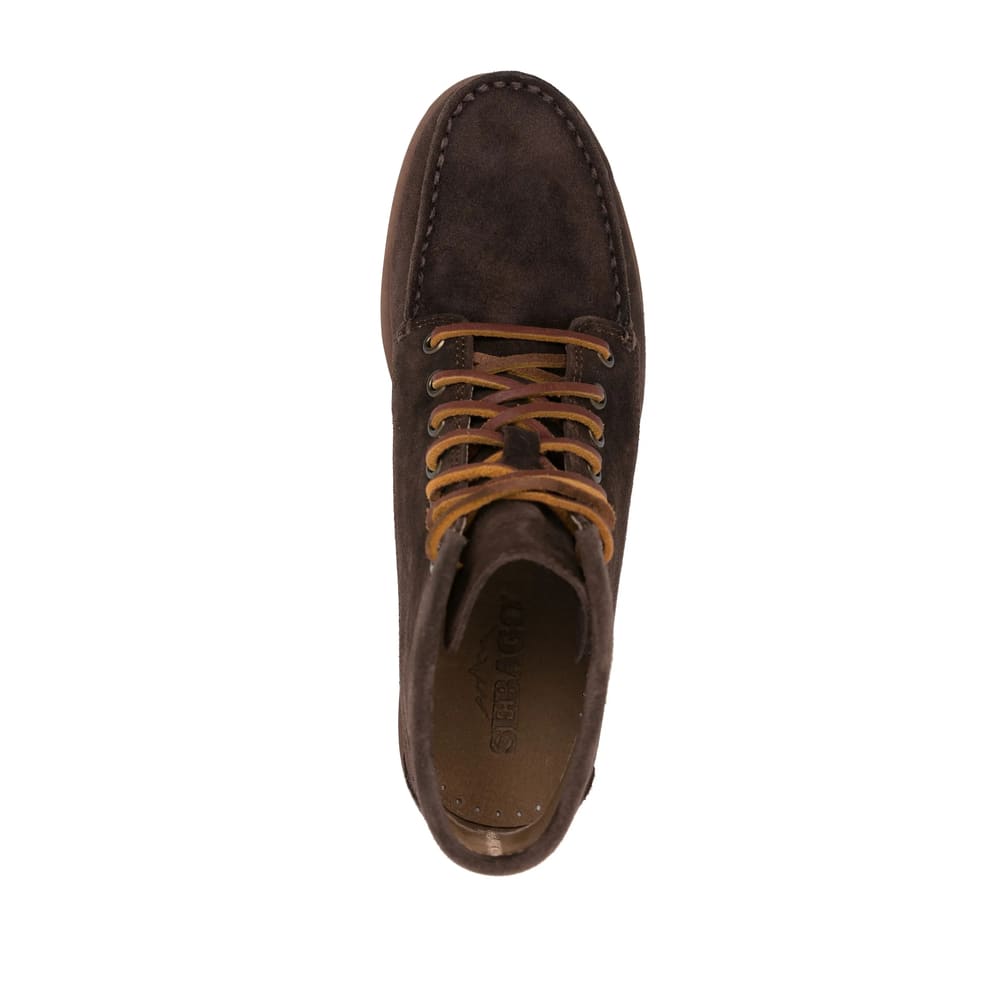 Sebago Men's Tala Mid Suede Dk Brown Boot In Brown