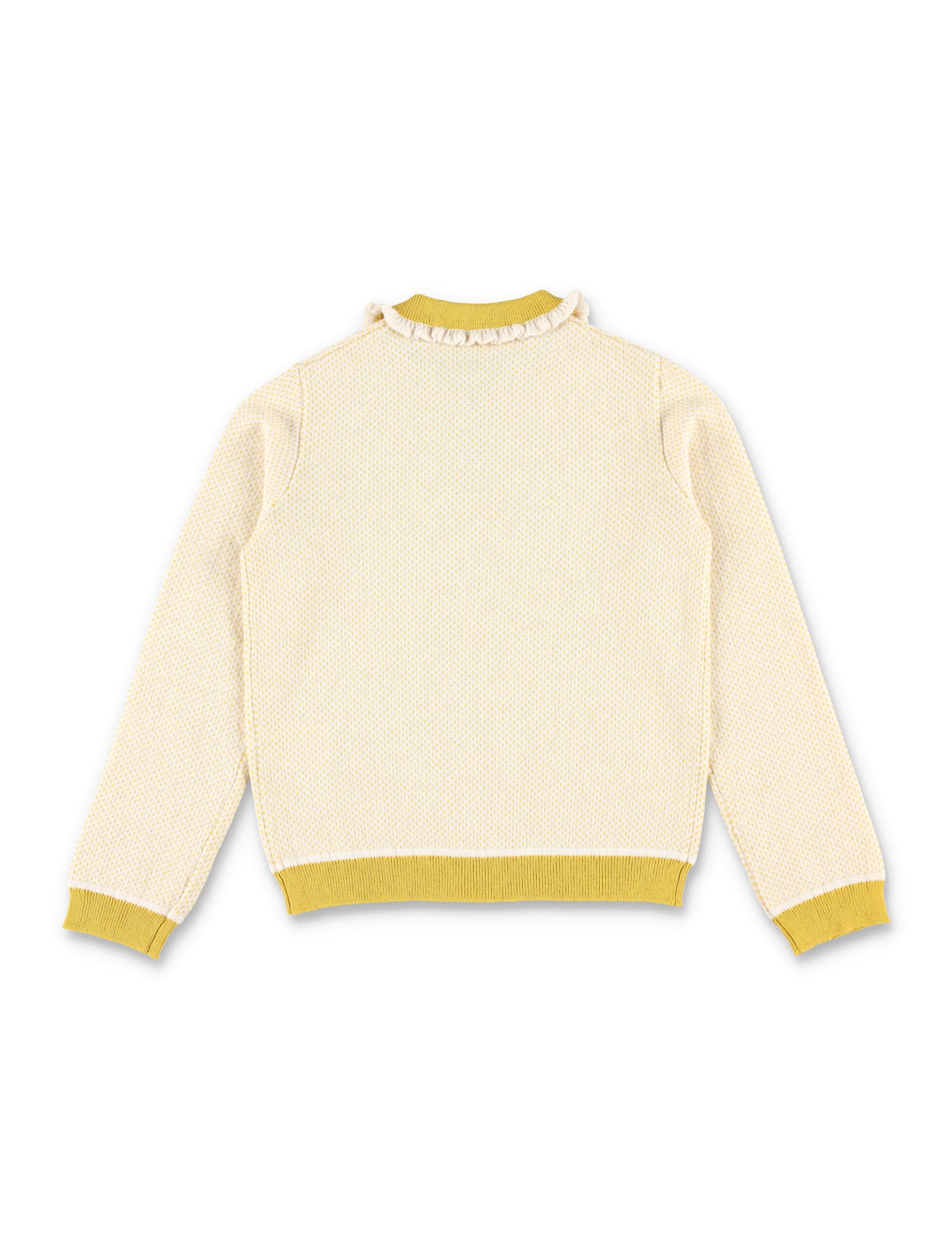 Bonpoint Jrynja Sweater In Wool And Cotton In Green