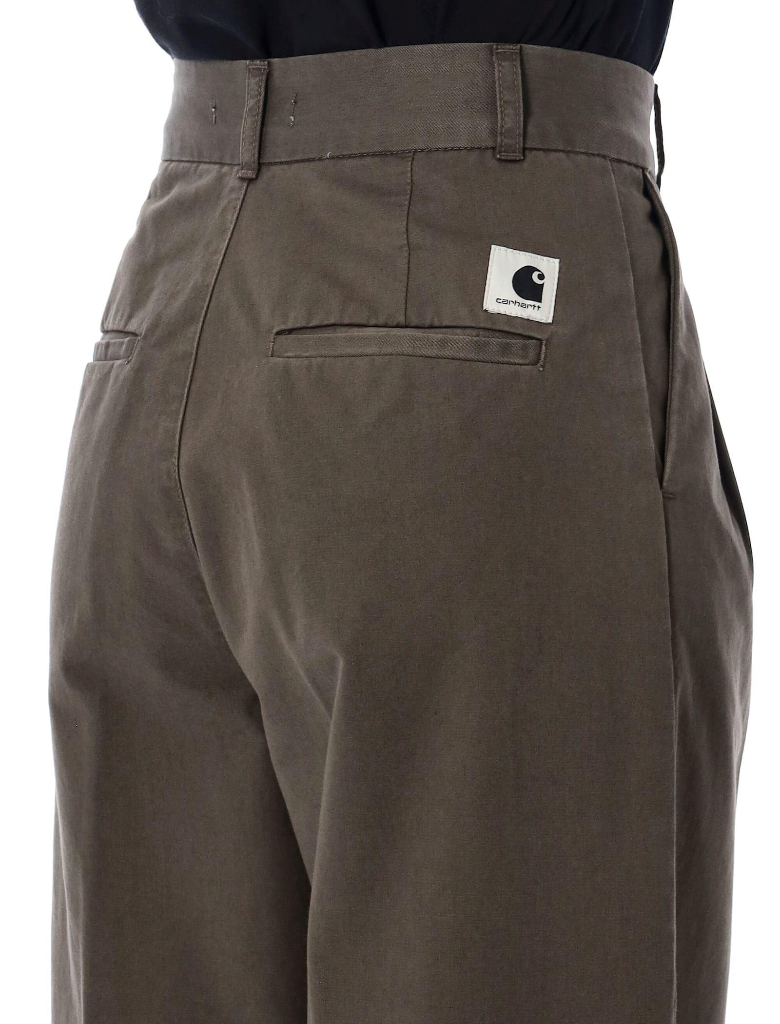 Shop Carhartt W Leola Pant In Mirage Green