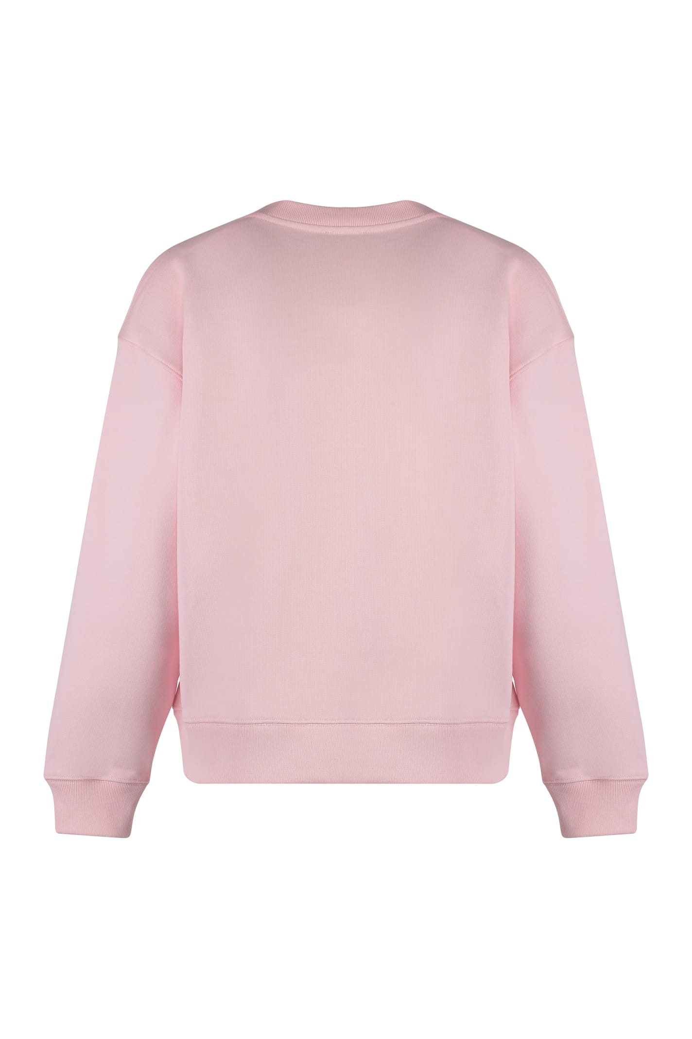 Shop Kenzo Logo Detail Cotton Sweatshirt In Pink