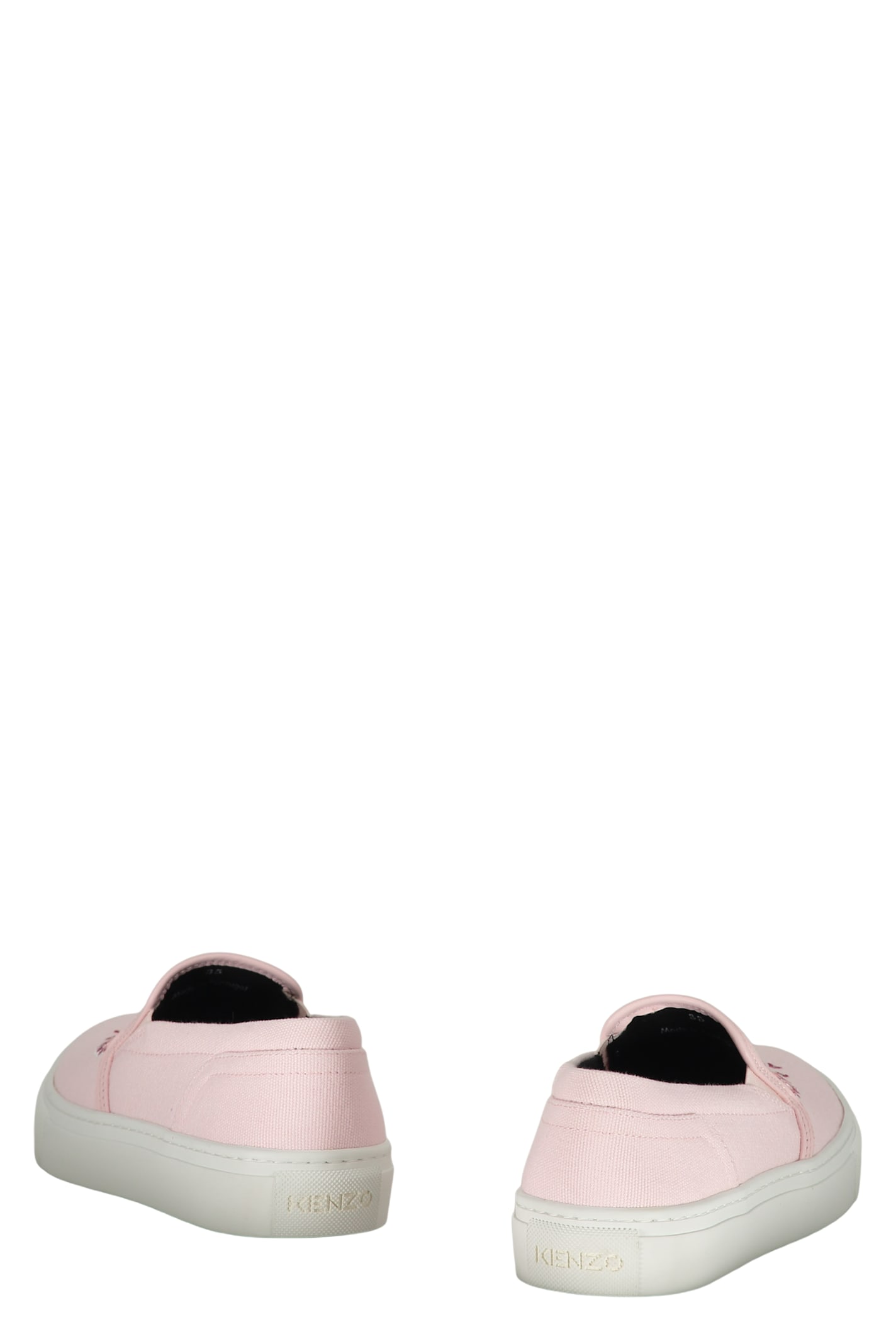 Kenzo Canvas Slip-on Sneakers In Pink