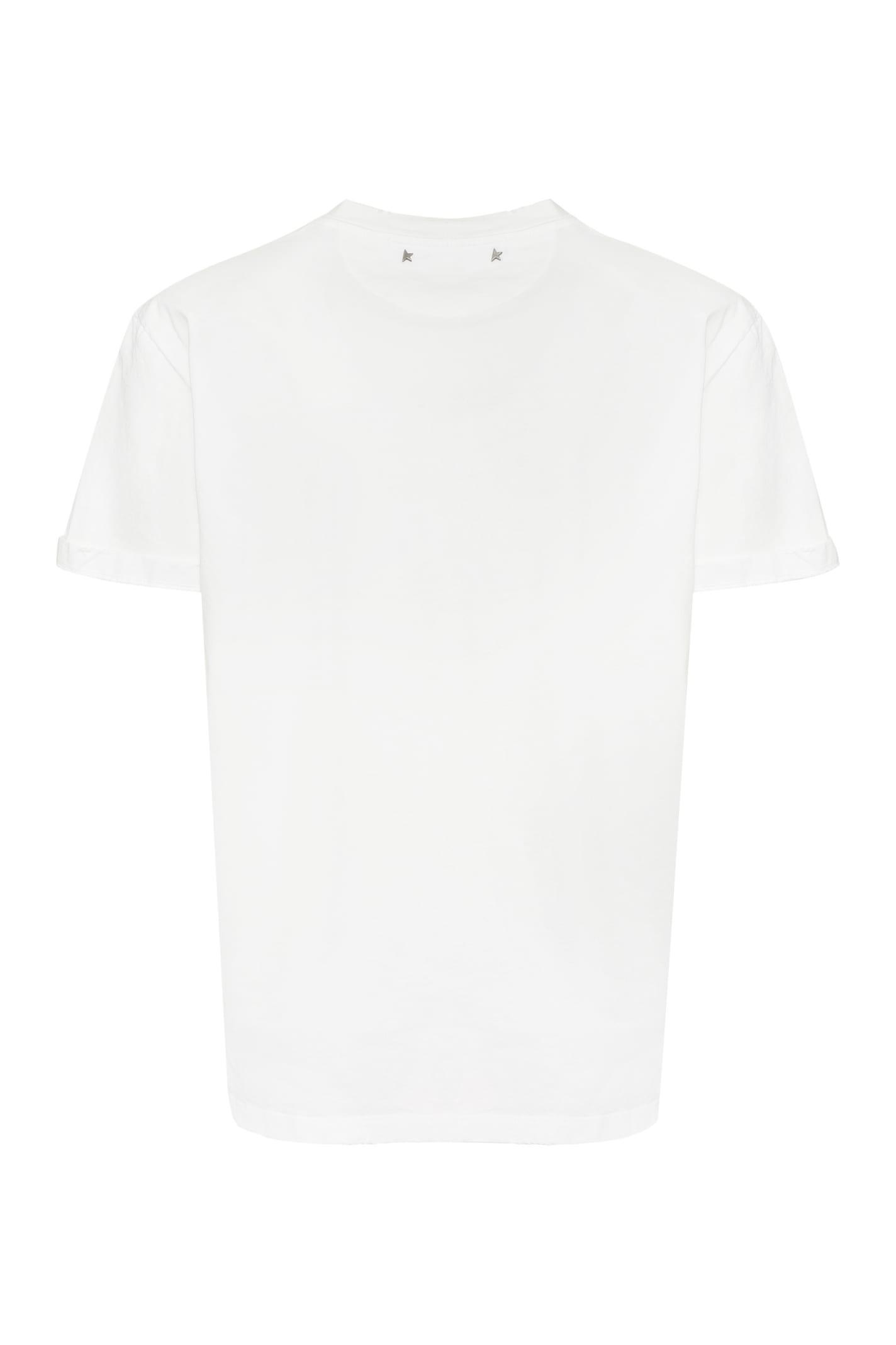 Shop Golden Goose Logo Cotton T-shirt