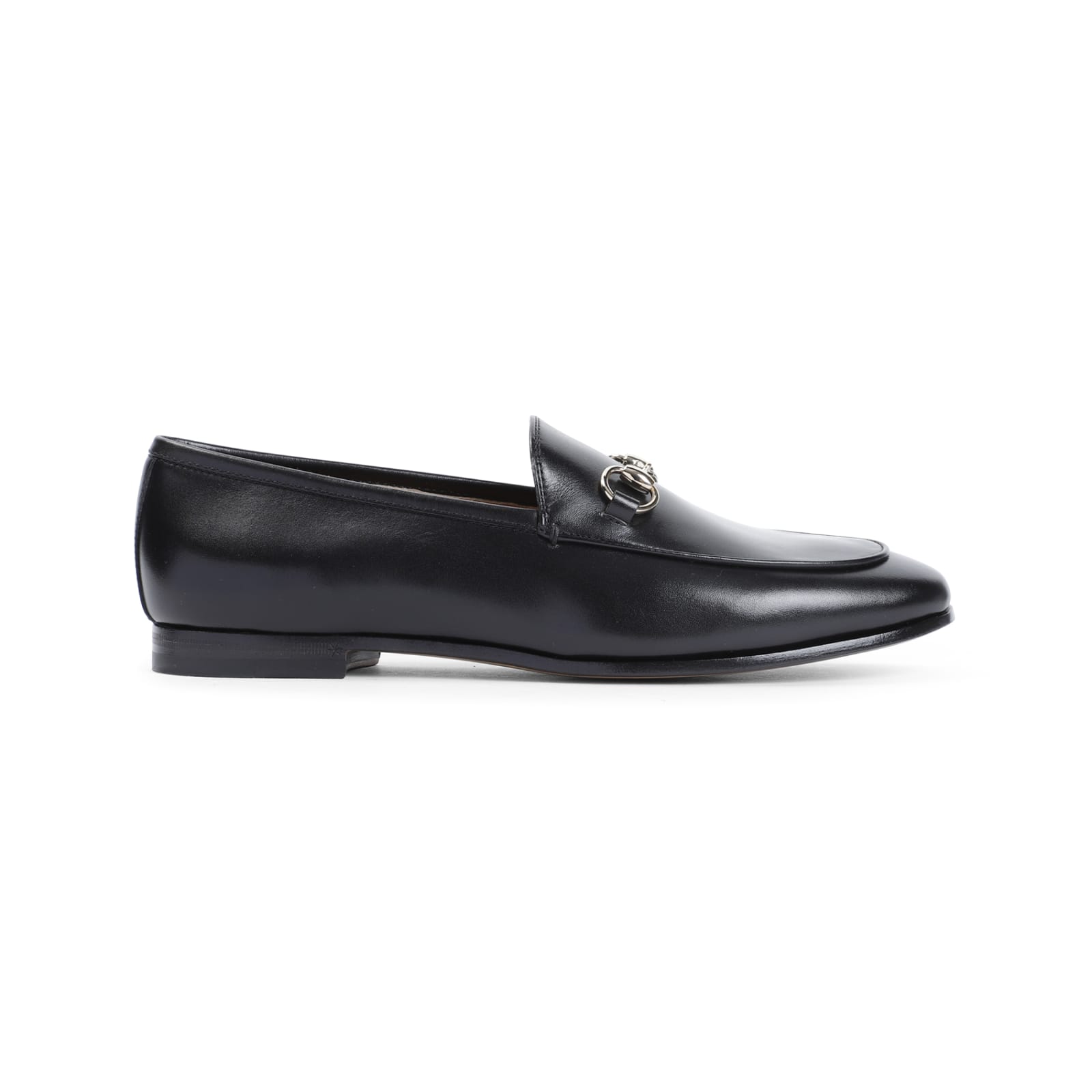 Shop Gucci Jordaan Loafers In Black