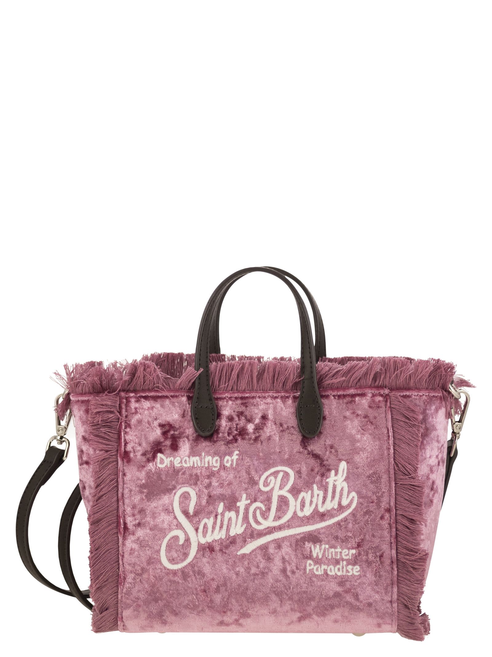 MC2 SAINT BARTH MINI VANITY BAG WITH BANGS AND EMBROIDERED LOGO