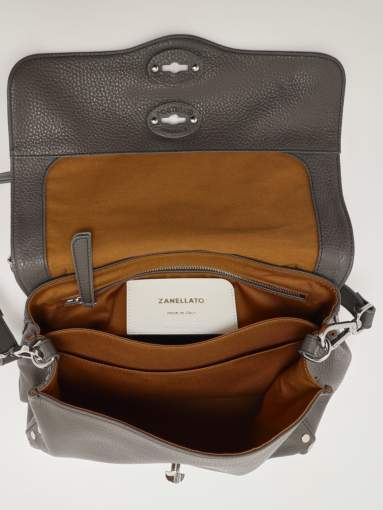 Zanellato Postina Daily S Shoulder Bag In Gray