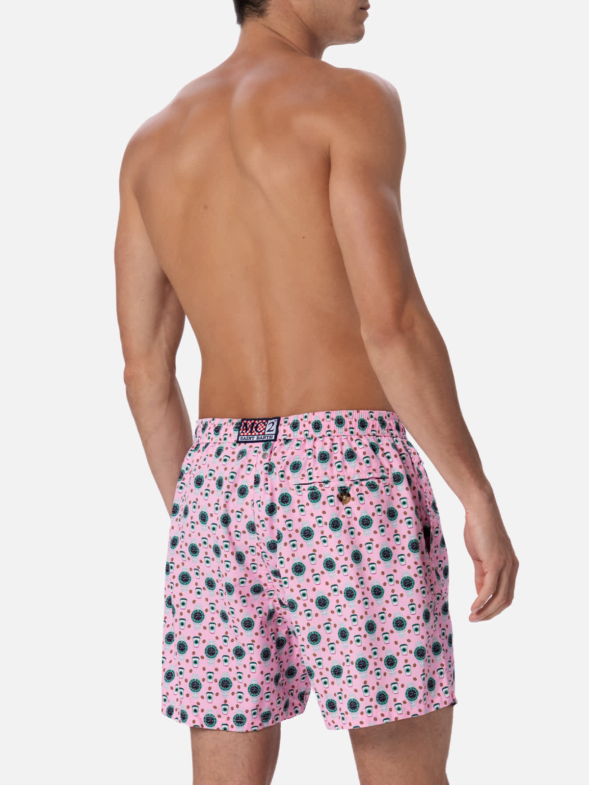 Mc2 Saint Barth Swim Trunk In Pink