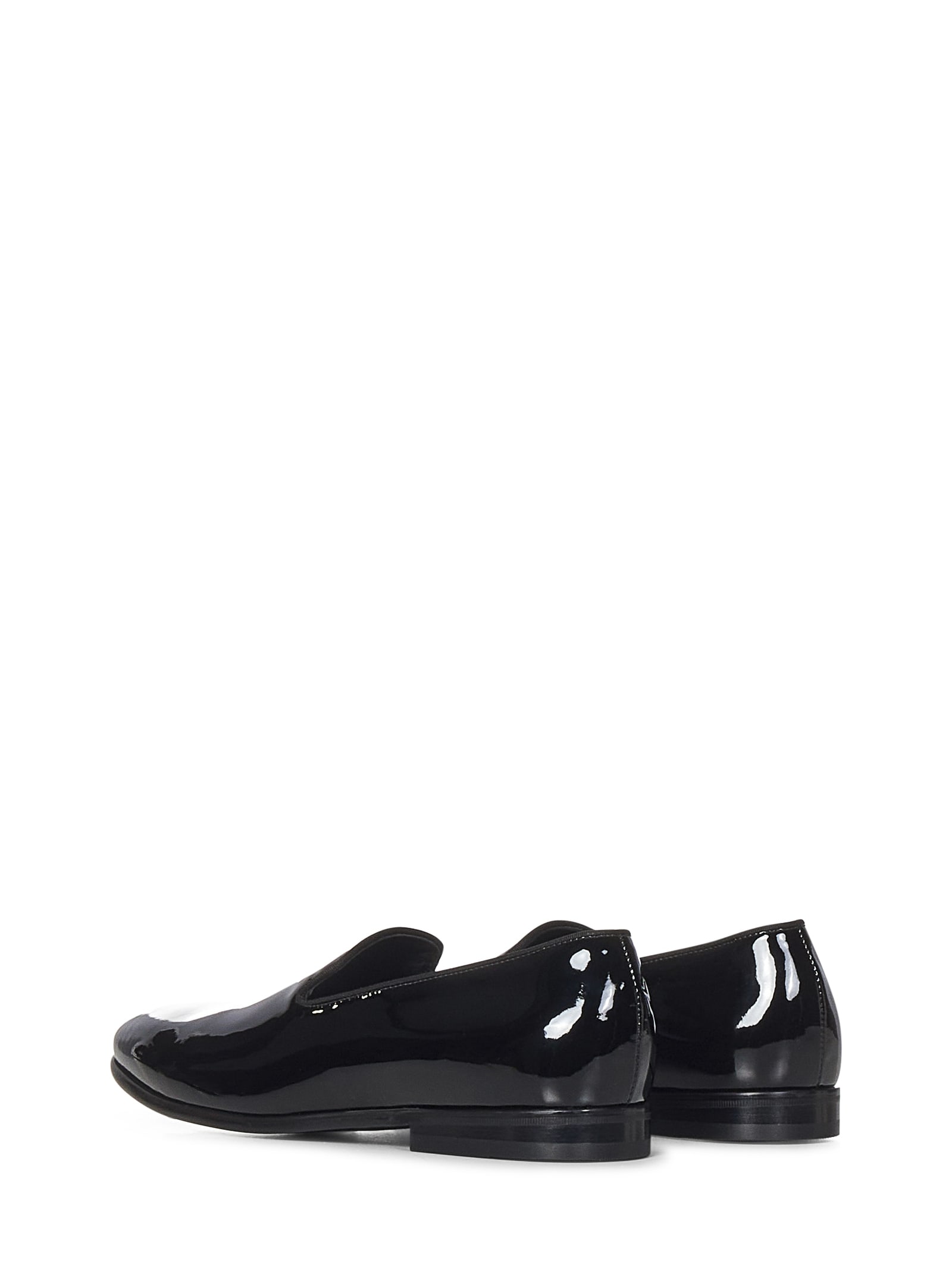 Shop Doucal's Loafers In Nero