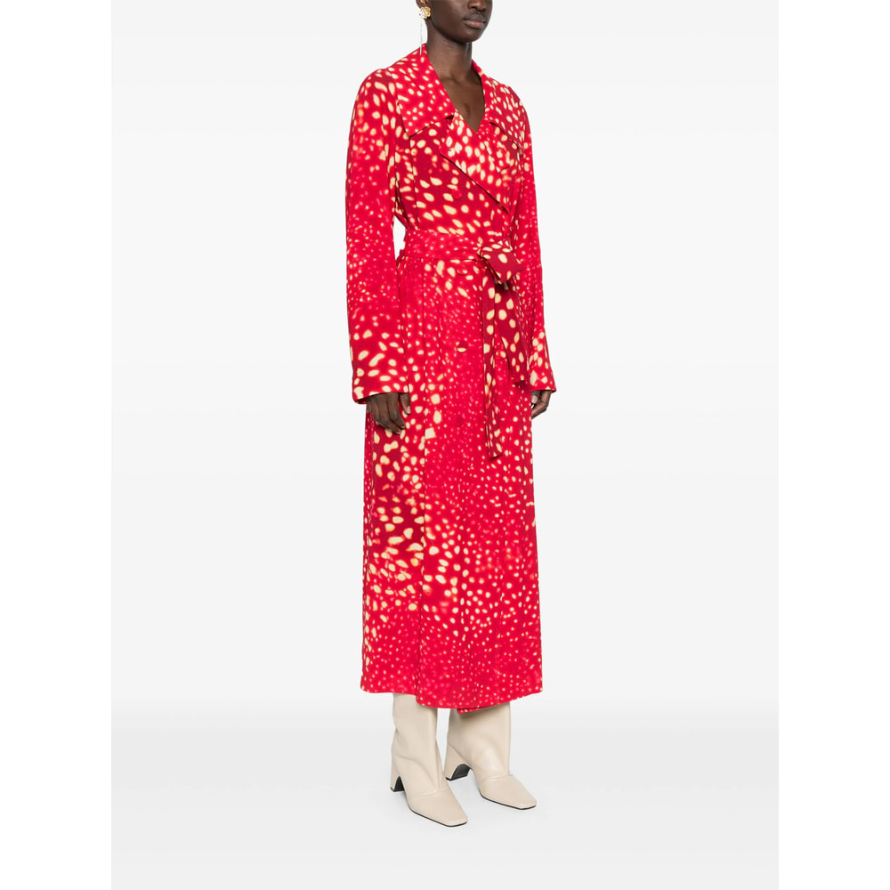 Dries Van Noten Coat In Red