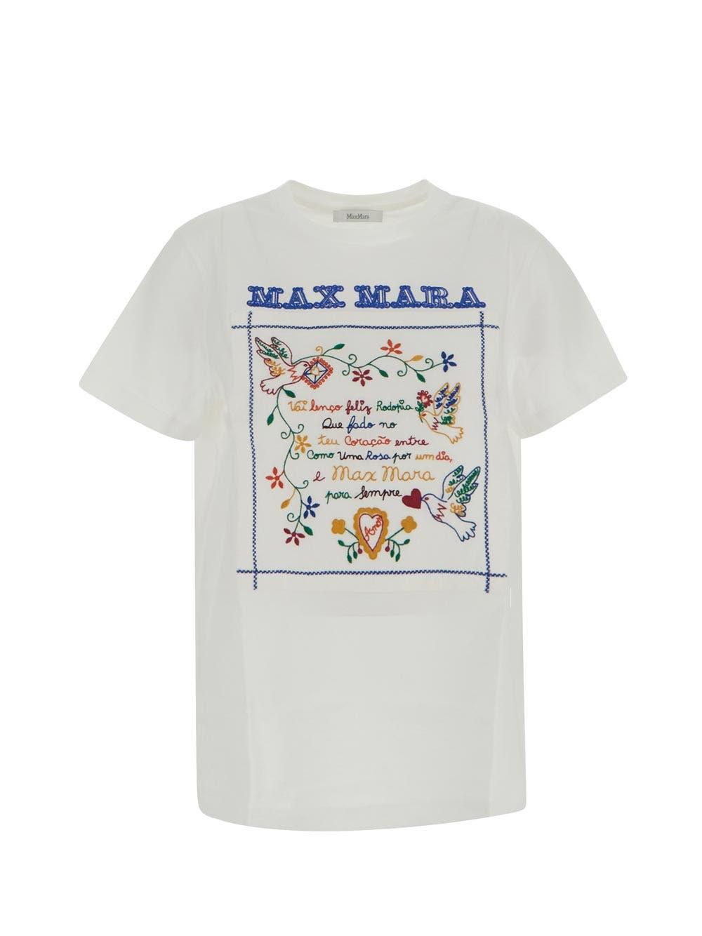 Max Mara Embroidered T-shirt