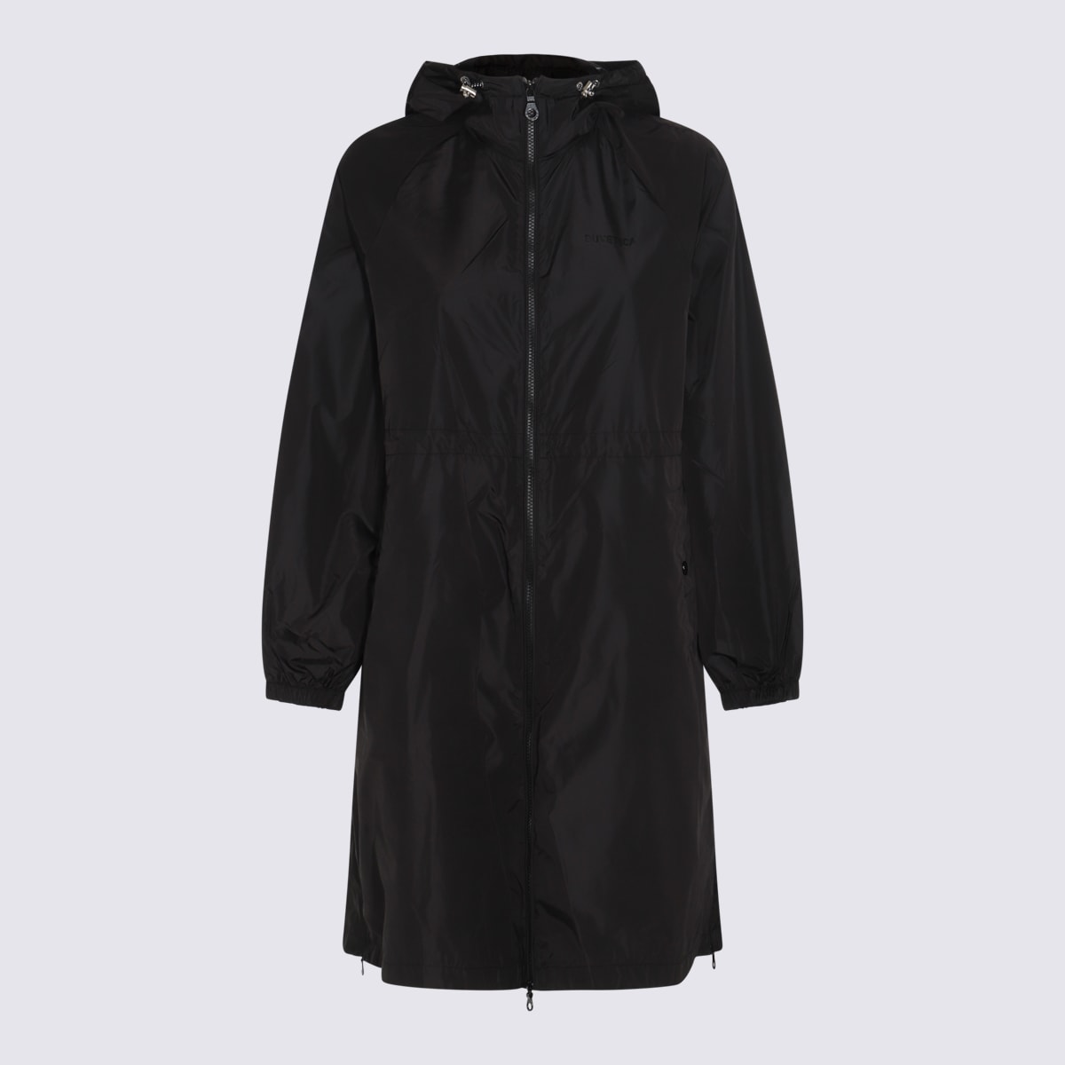 Shop Duvetica Black Coat In Bks