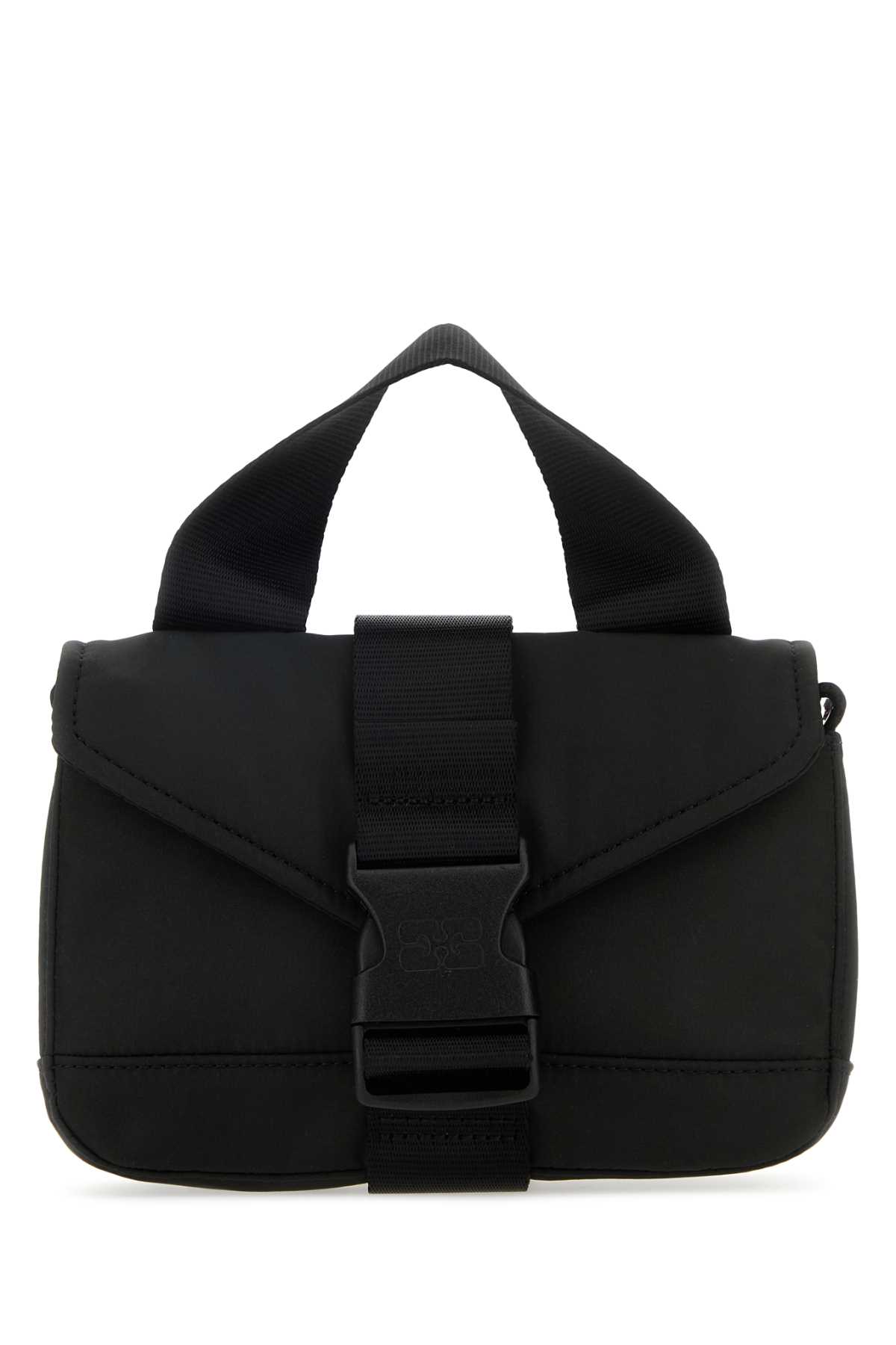 Ganni Black Fabric Mini Tech Handbag
