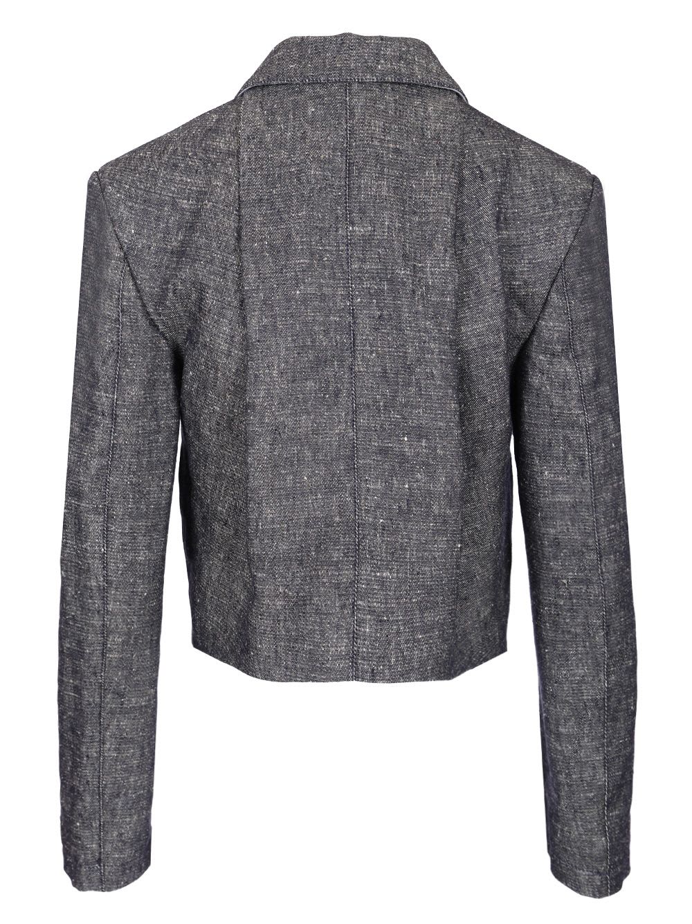 Shop Givenchy 4g Short Jacket In Blue