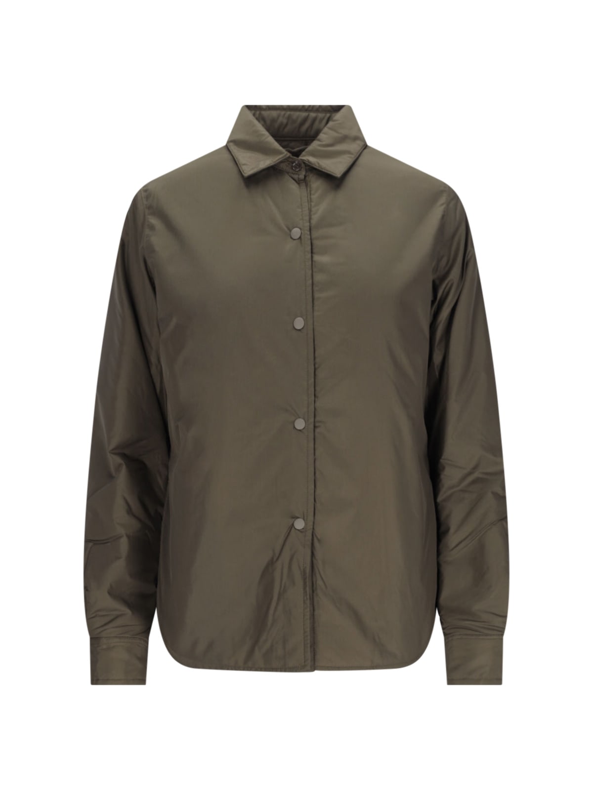 Shop Aspesi Glue Shirt Jacket In Green