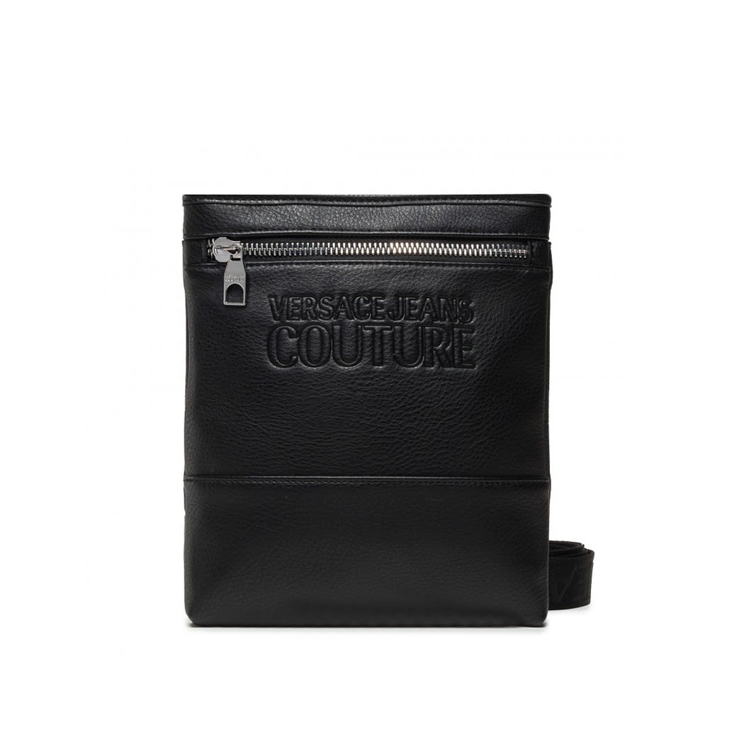 Versace Jeans Couture Black Crossbody Bag With Logo