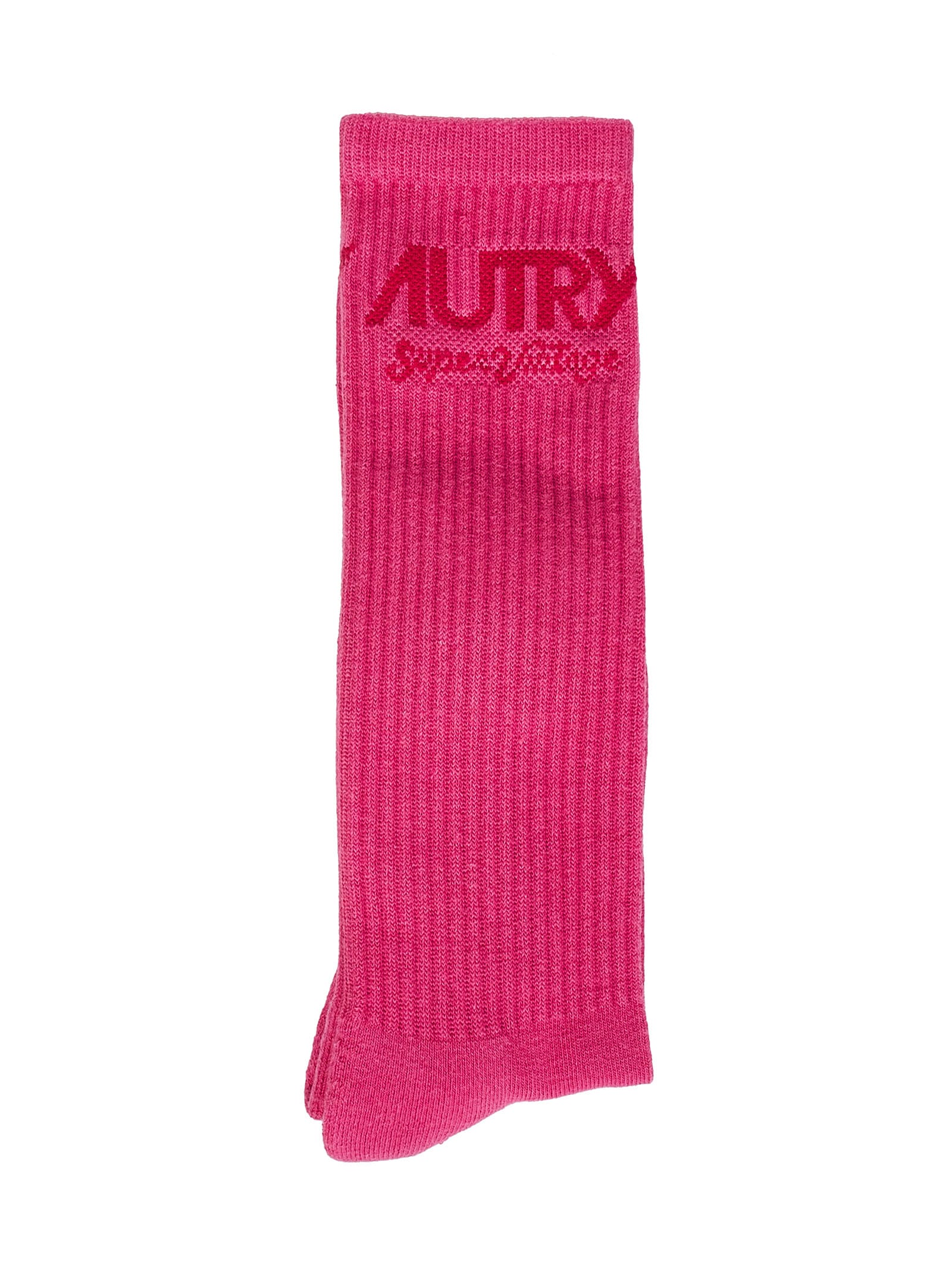 Shop Autry Supervintage Socks In Pink