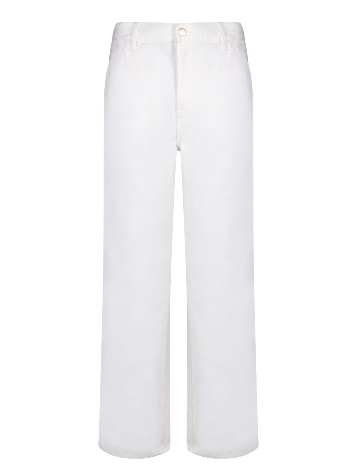 Shop Carhartt Simple White Trousers