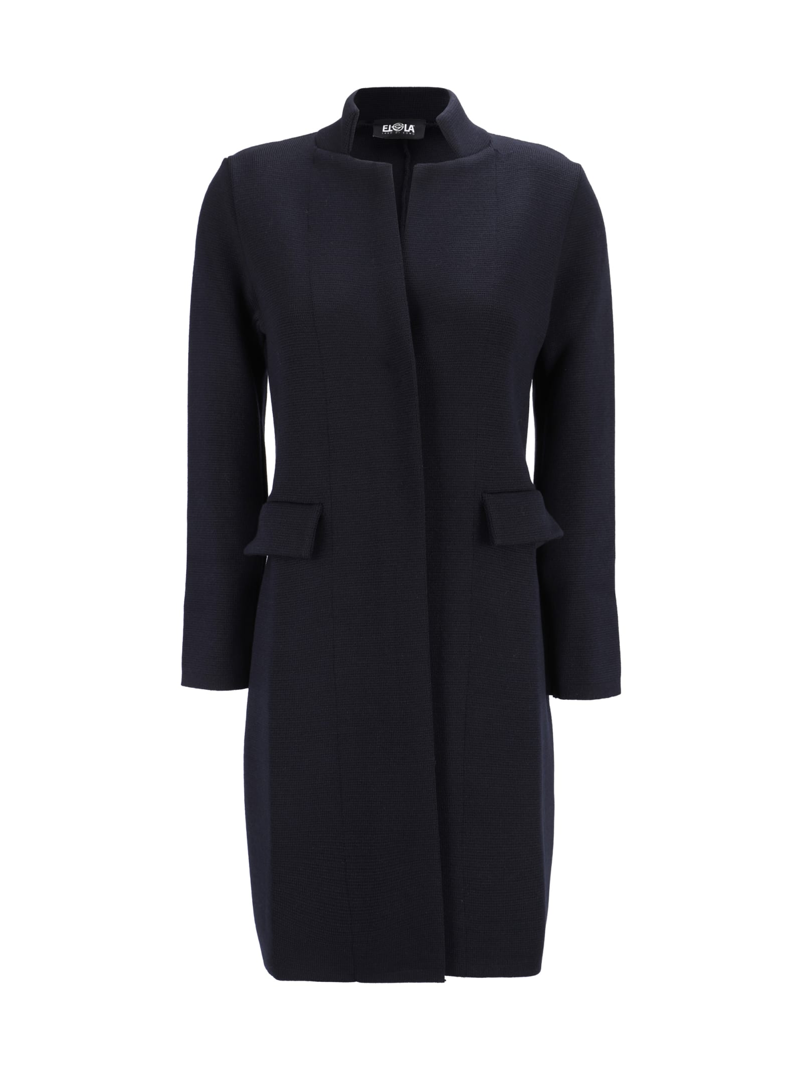 Shop Ella Celine Coat In Blue Navy