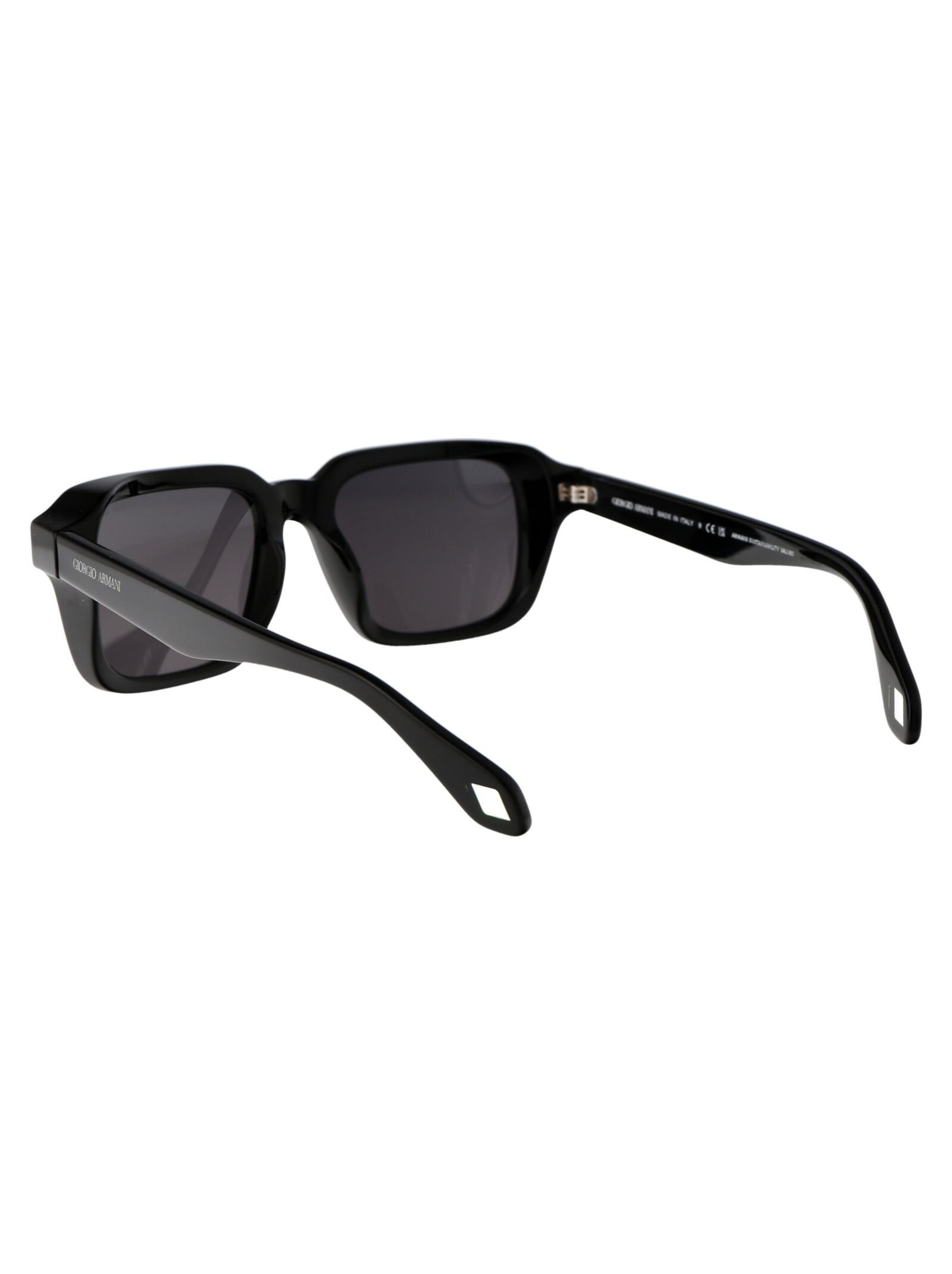 Shop Giorgio Armani 0ar8194u Sunglasses In 5875b1 Black
